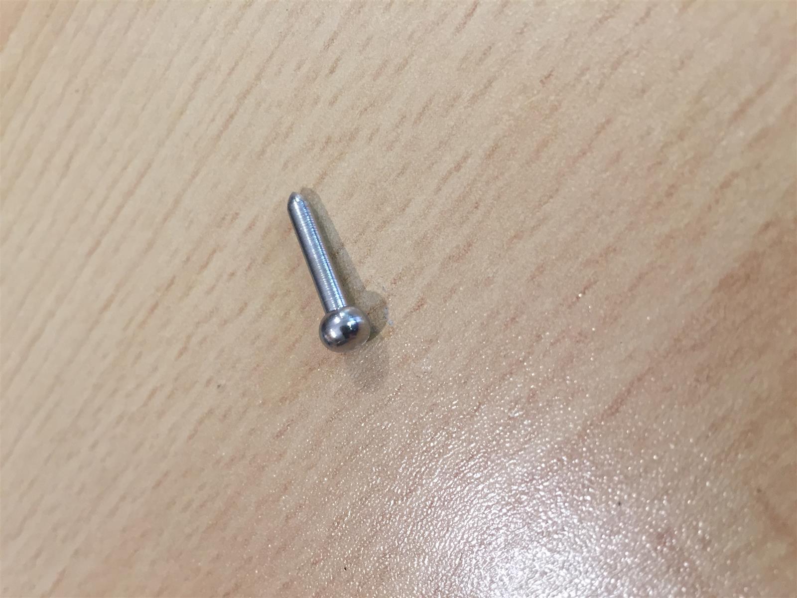 Balgnagel Kugelkopf 2,8x19mm vernickelt Balgnagel Kugelkopf 2,8x19mm vernickelt