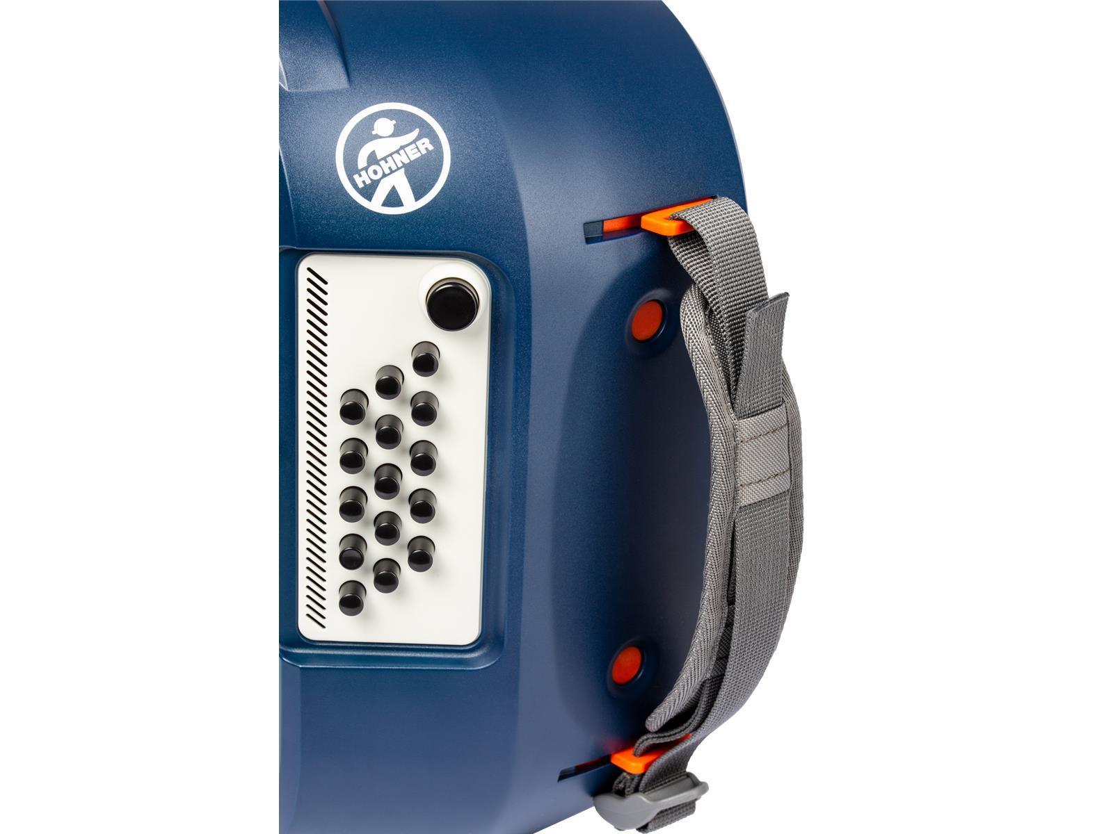 Einsteiger-Akkordeon HOHNER XS, weiß-grau (f. Erwachsene)