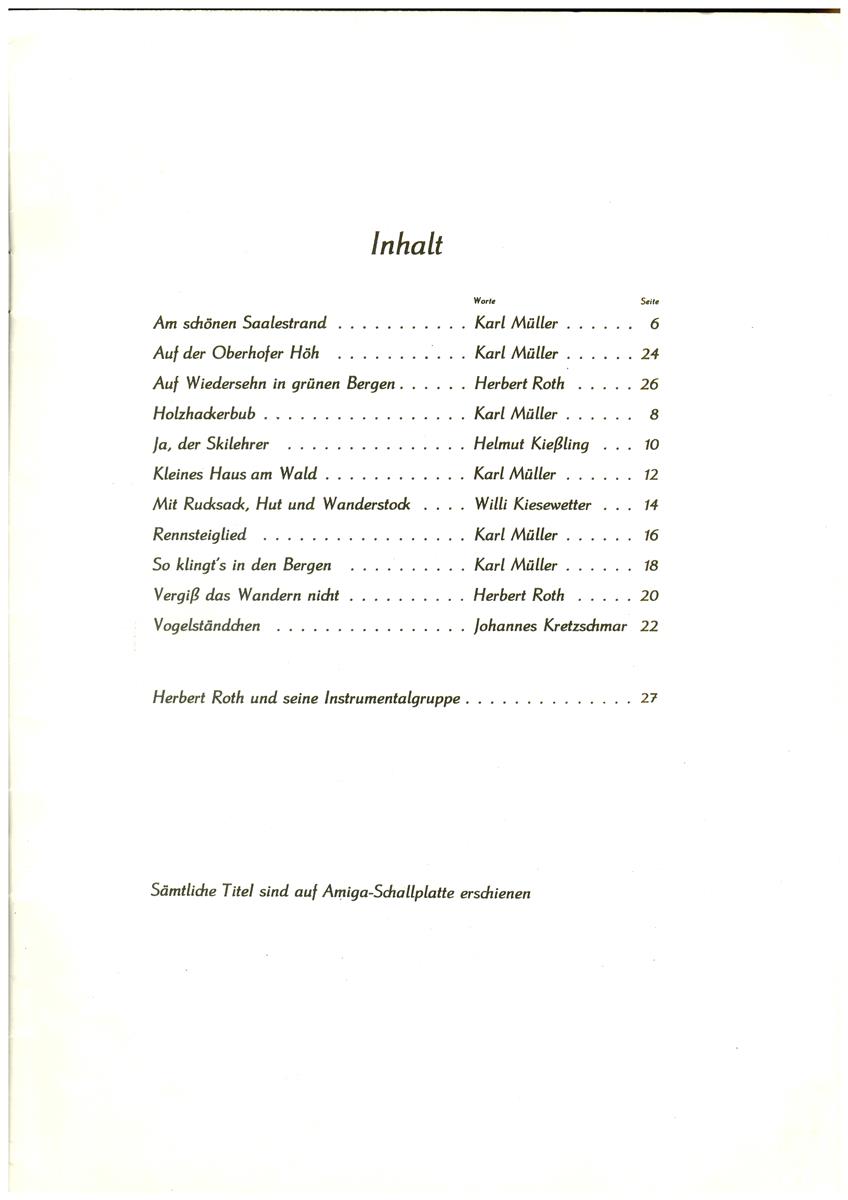 Herbert Roth Erfolge 1 - Antiquariat