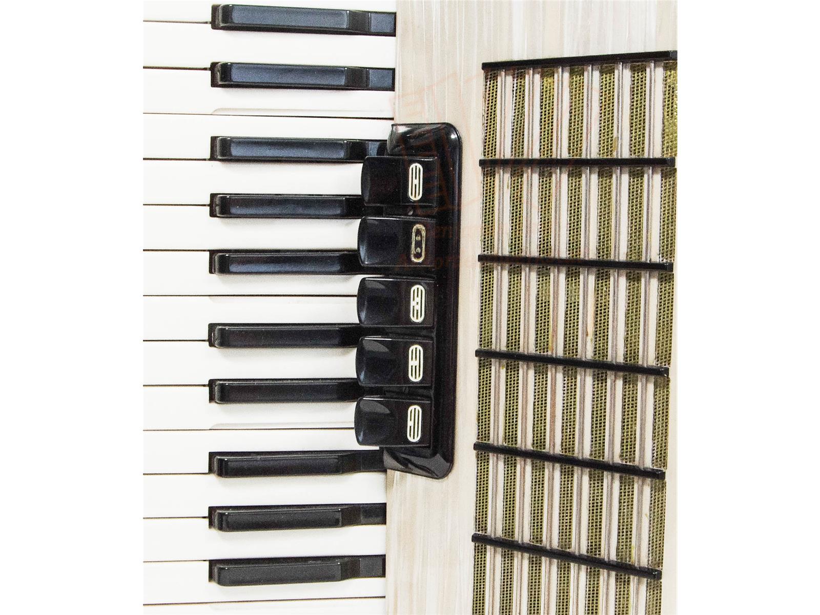 Akkordeon Weltmeister Stella 80 weiß - gebraucht