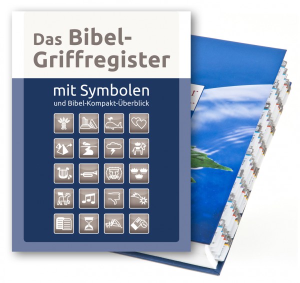 Das Bibel-Griffregister mit Symbolen Das Bibel-Griffregister mit Symbolen