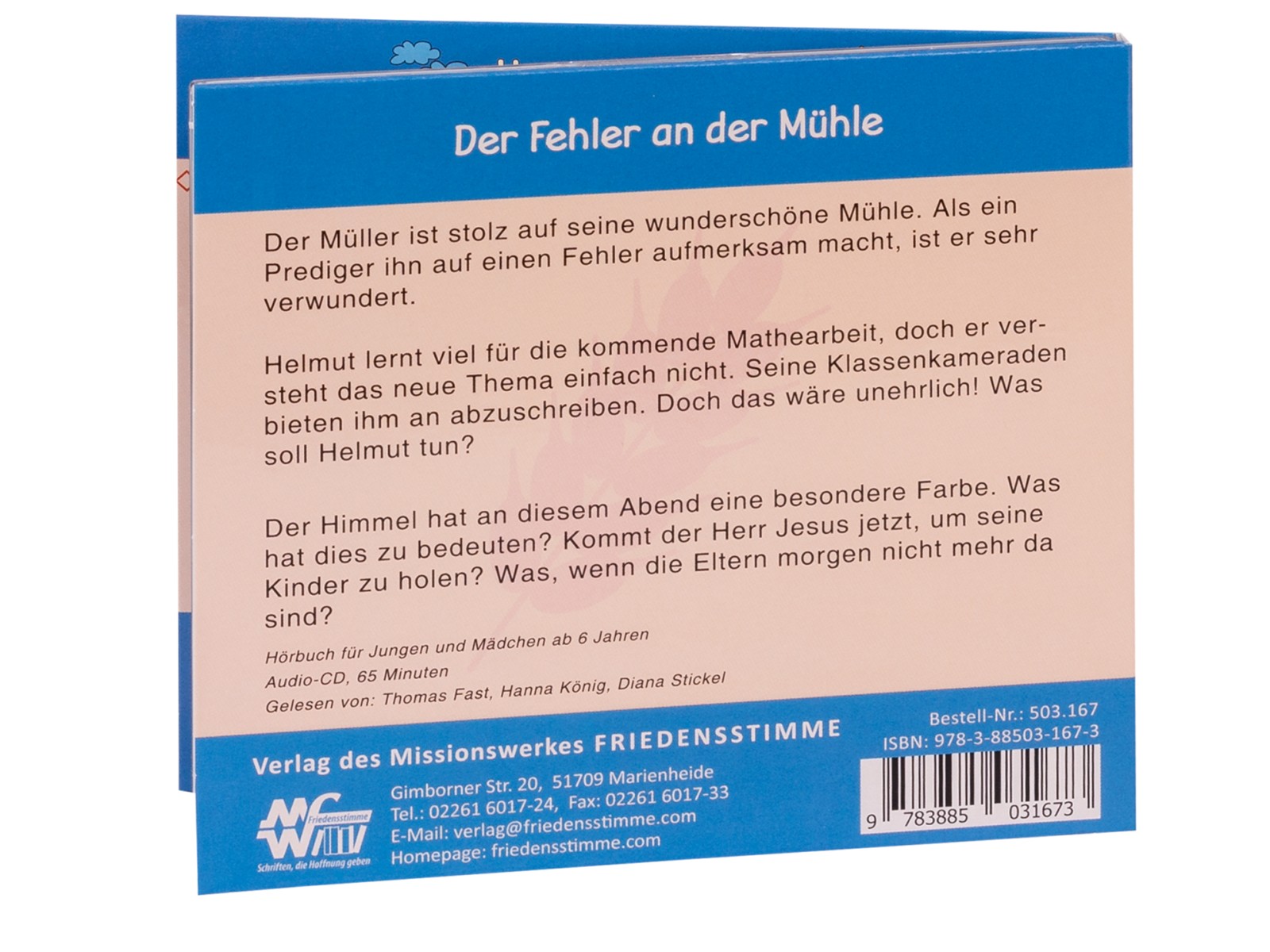 Hörbuch CD - Der Fehler an der Mühle