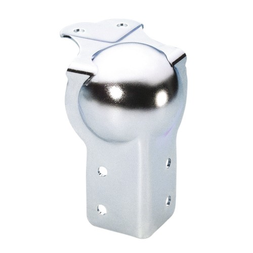 Kugelecke groß gekröpft 30 mm mit integrierter L-Ecke 7