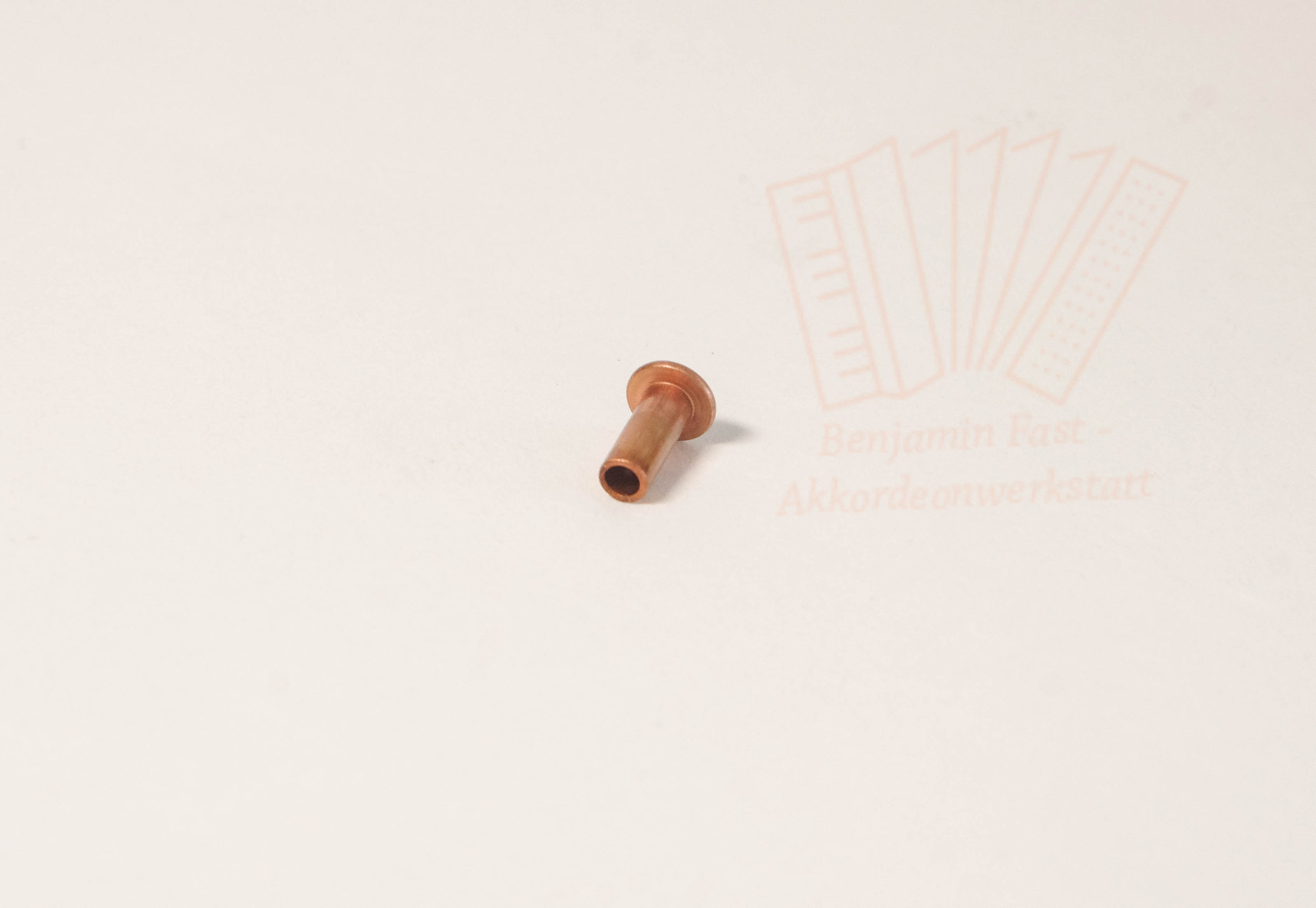 Vollhohlniete 4x10mm Kupfer DIN 7338 Vollhohlniete 4x10mm Kupfer DIN 7338