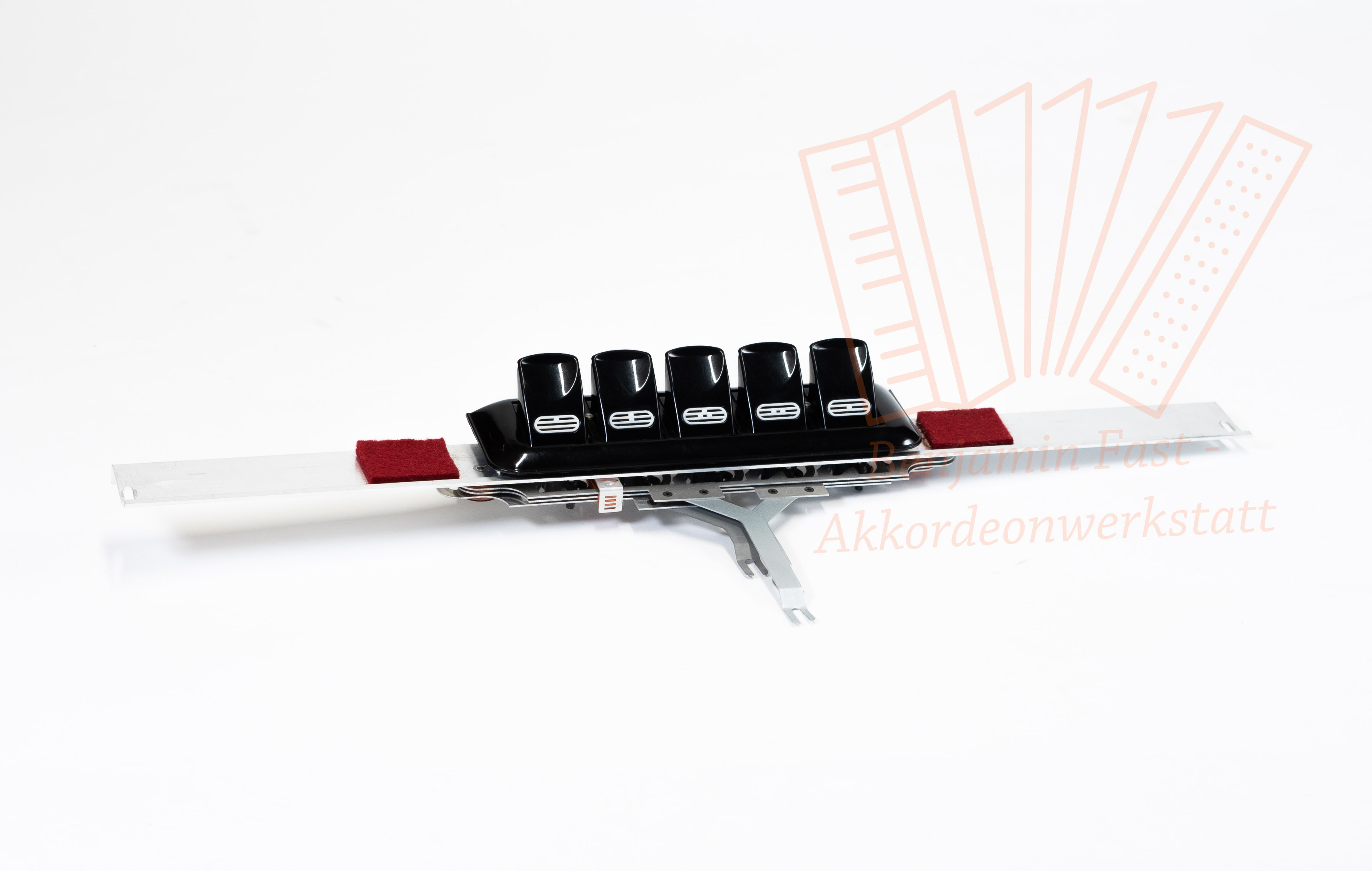 Registermechanik Weltmeister 3-chörig schwarz gebraucht