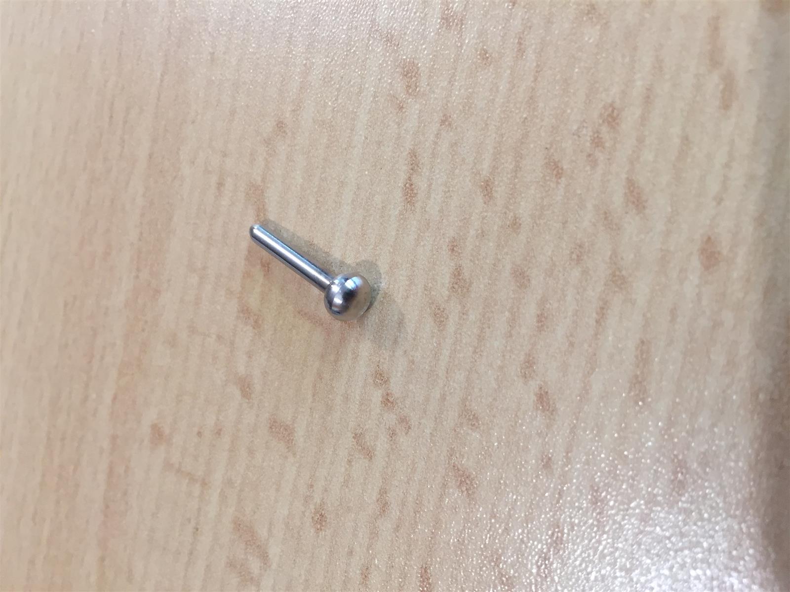 Balgnagel Kugelkopf 2,5x19 mm verchromt Balgnagel Kugelkopf 2,5x19 mm verchromt