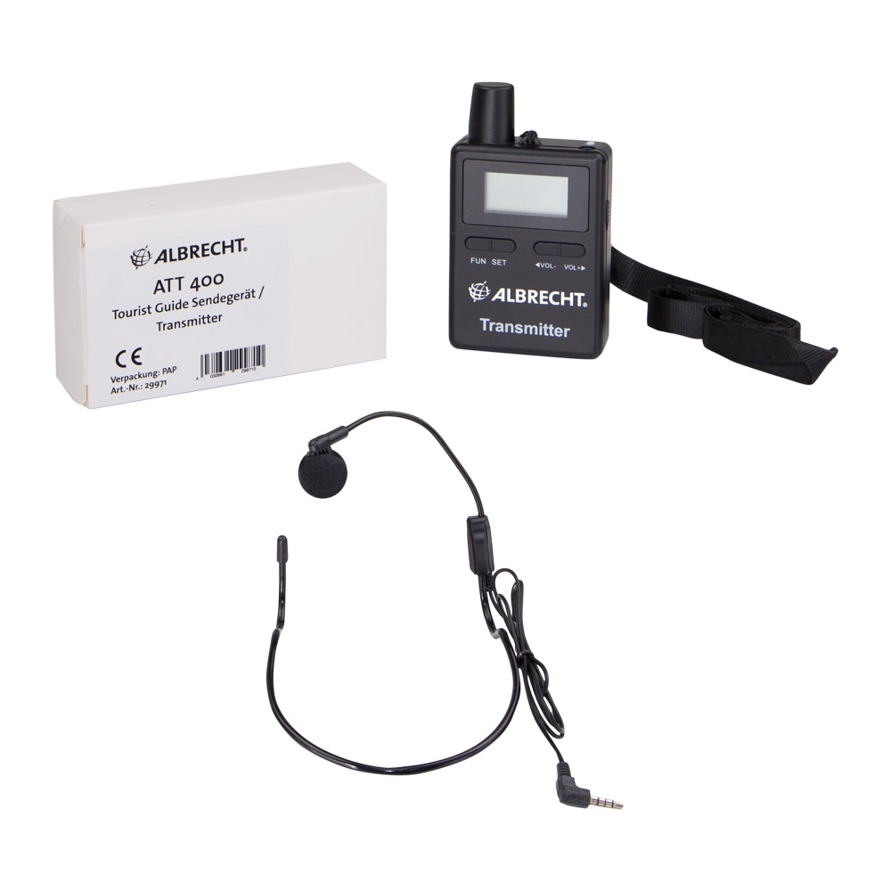 Albrecht ATT400 Tourist Guide Reiseleiter Sendegerät Albrecht ATT400 Tourist Guide Reiseleiter Sendegerät