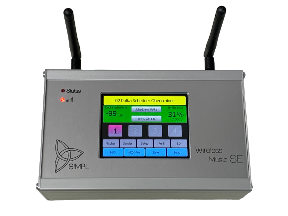 Funksystem Akkordeon Wireless Music SE Soundboard SiMPL Technology Funksystem Akkordeon Wireless Music SE Soundboard SiMPL Technology