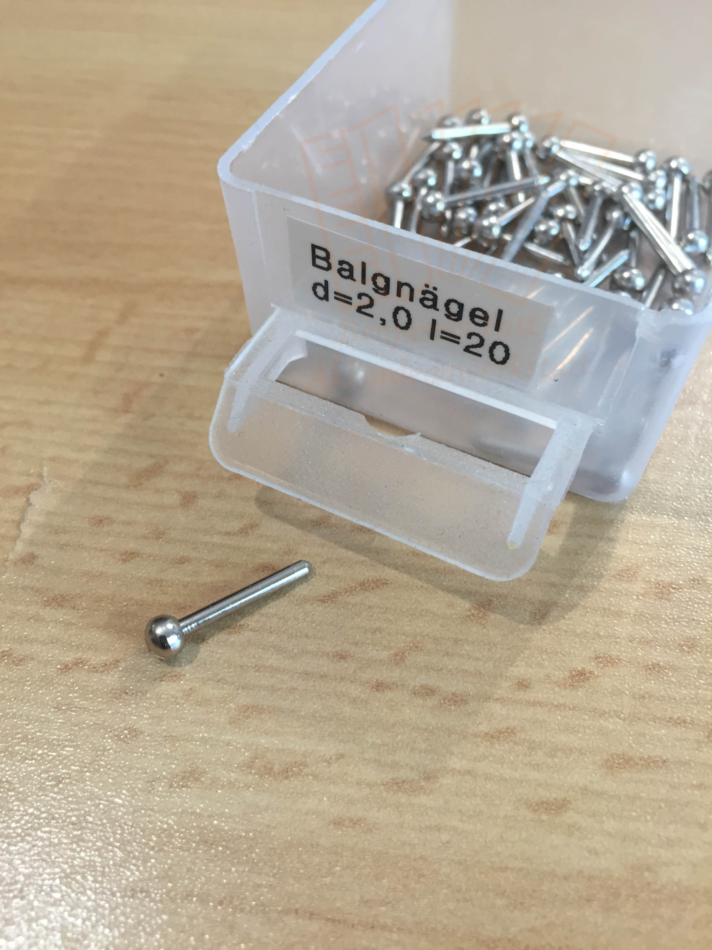 Balgnagel Faconkopf 2x19mm