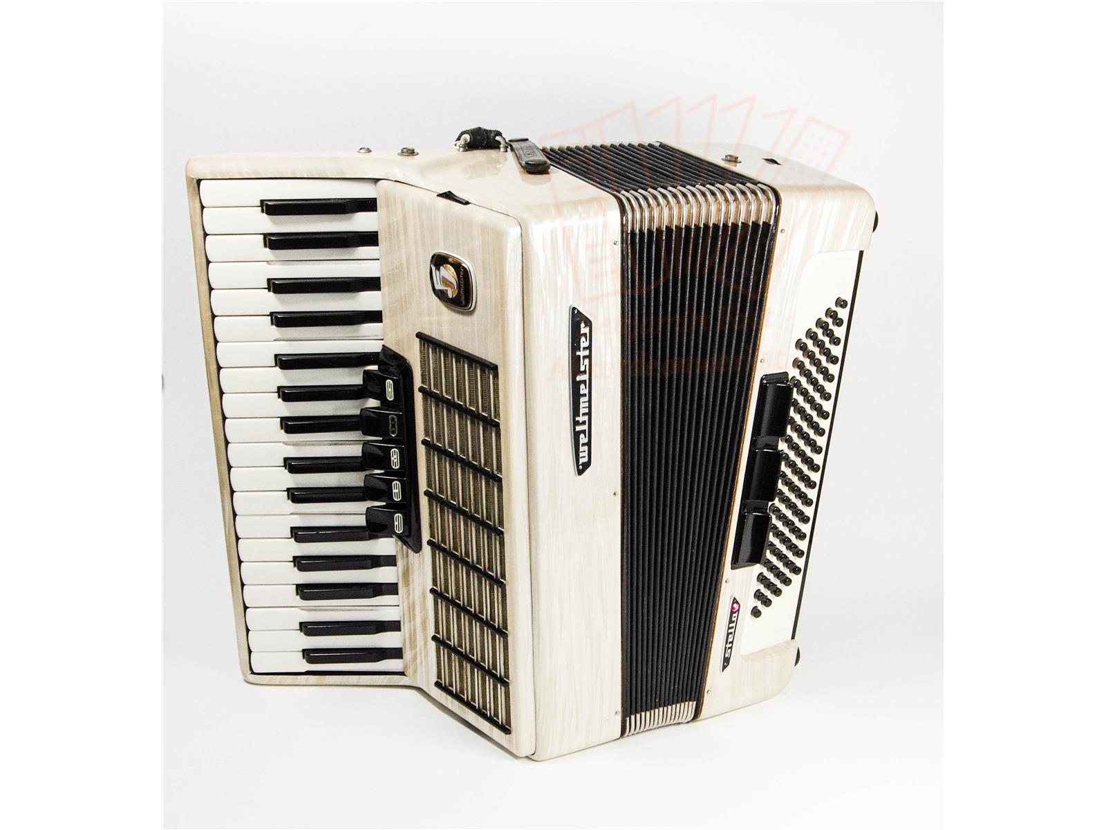 Akkordeon Weltmeister Stella 80 weiß - gebraucht Akkordeon Weltmeister Stella 80 weiß - gebraucht