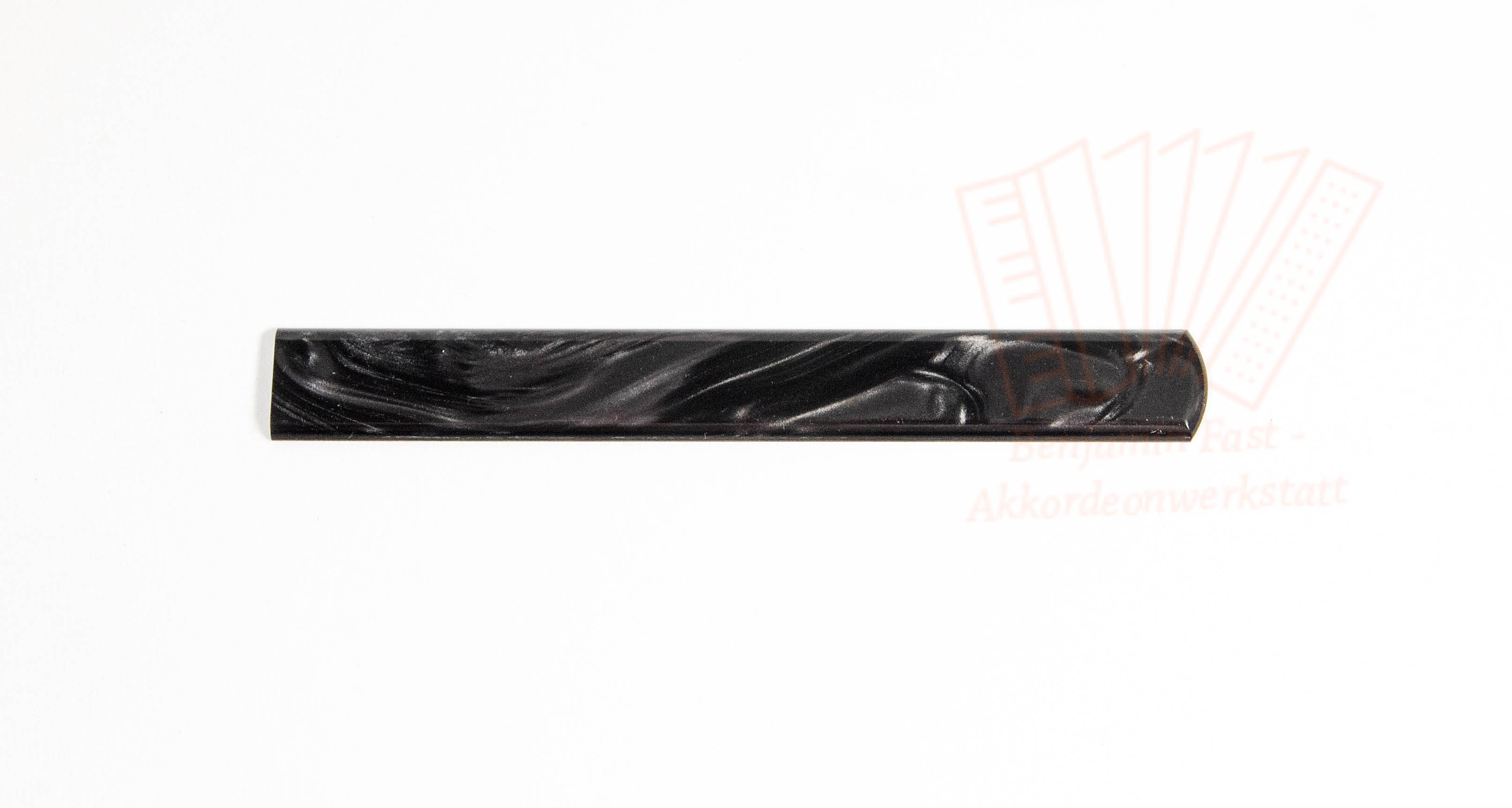 Tastenauflage rund Kunststoff schwarz perlmutt 20,0 cm