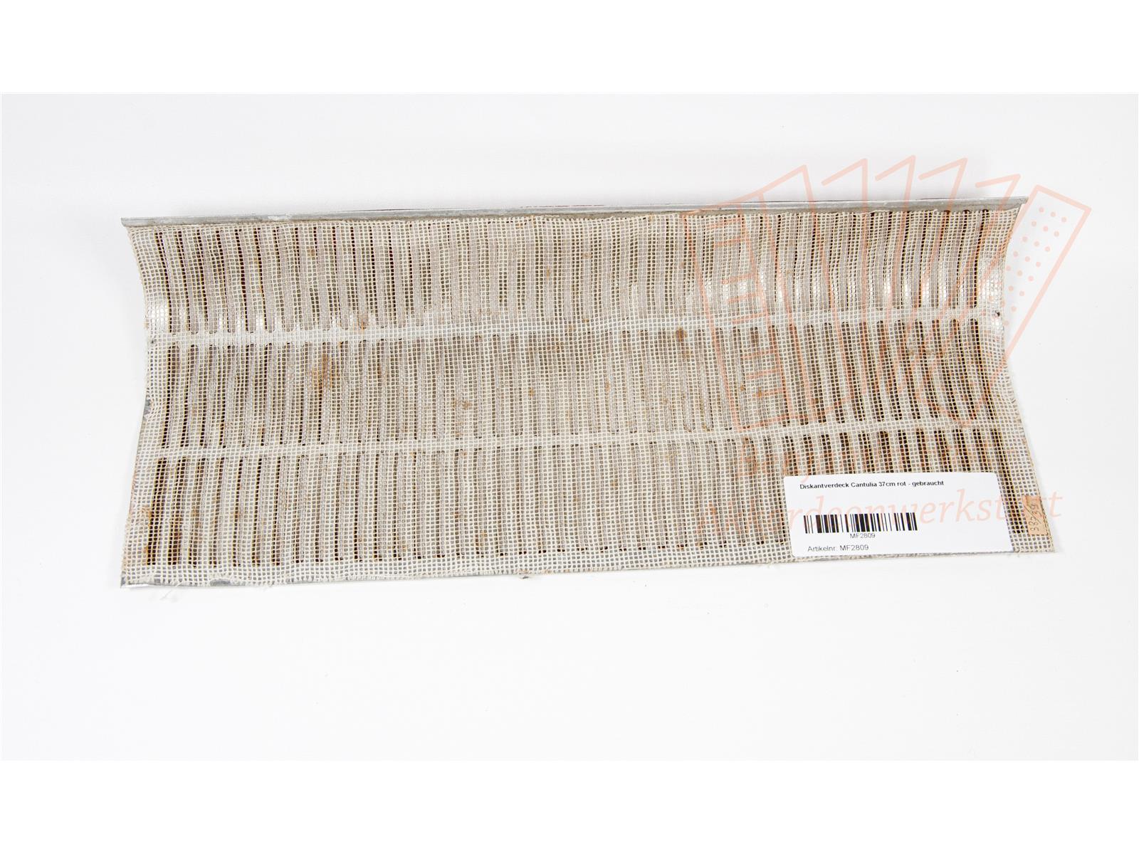 Diskantverdeck Cantulia 37cm rot - gebraucht Diskantverdeck Cantulia 37cm rot - gebraucht