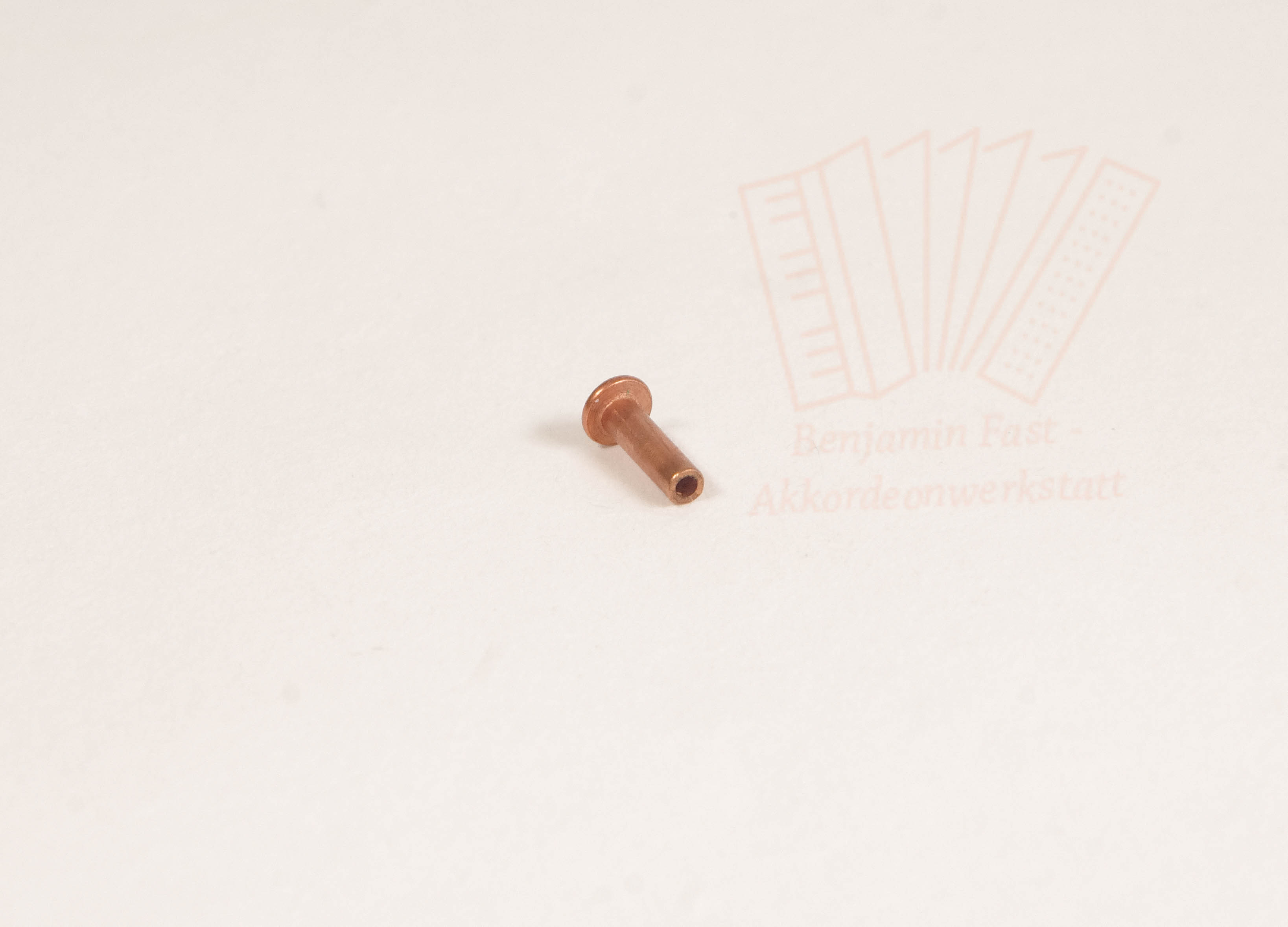 Vollhohlniete 3x10mm Kupfer DIN 7338 Vollhohlniete 3x10mm Kupfer DIN 7338