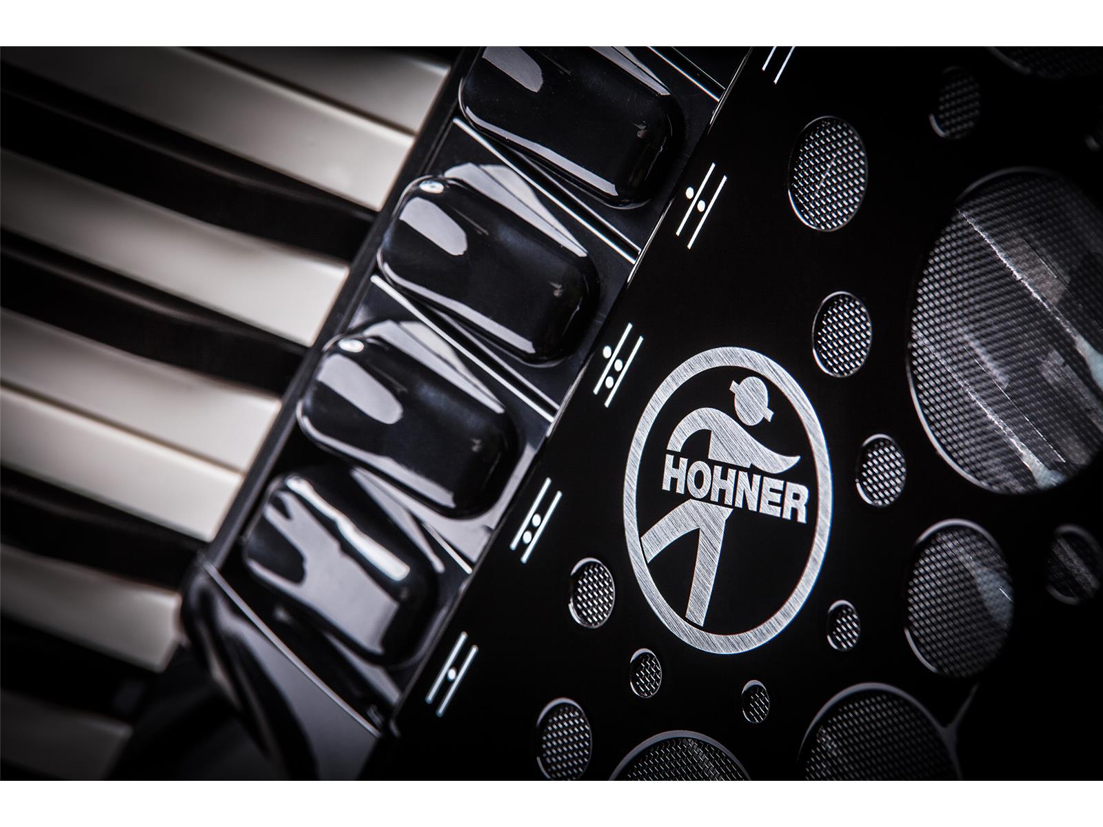 Akkordeon Hohner Amica III 72 Bass schwarz Akkordeon Hohner Amica IV 120 Bass schwarz