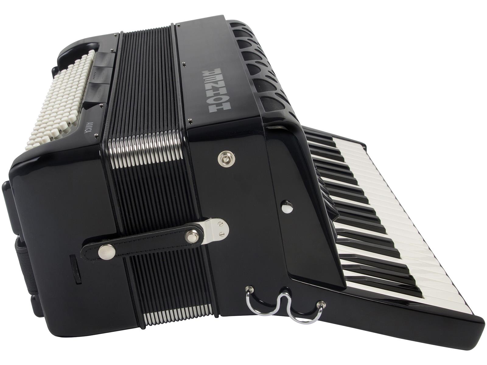 Akkordeon Hohner Amica IV 120 Bass schwarz Akkordeon Hohner Amica IV 120 Bass schwarz