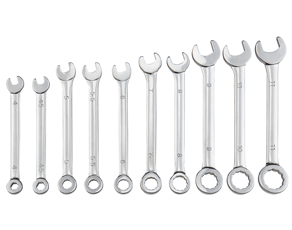 Mini Ring-Maulschlüssel Set 10-tlg. Mini Ring-Maulschlüssel Set 10-tlg.