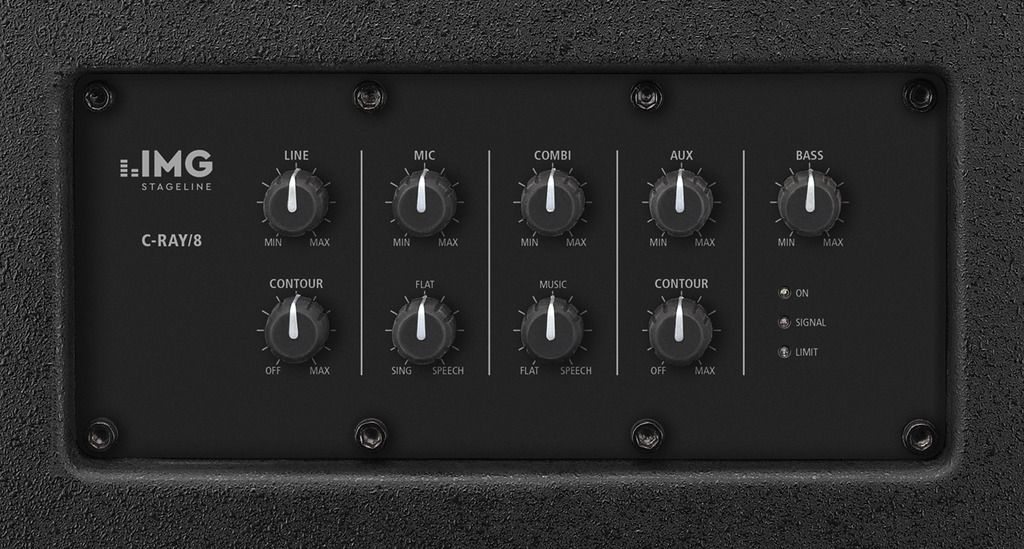 Aktives Säulen-PA-Lautsprechersystem C-RAY/8