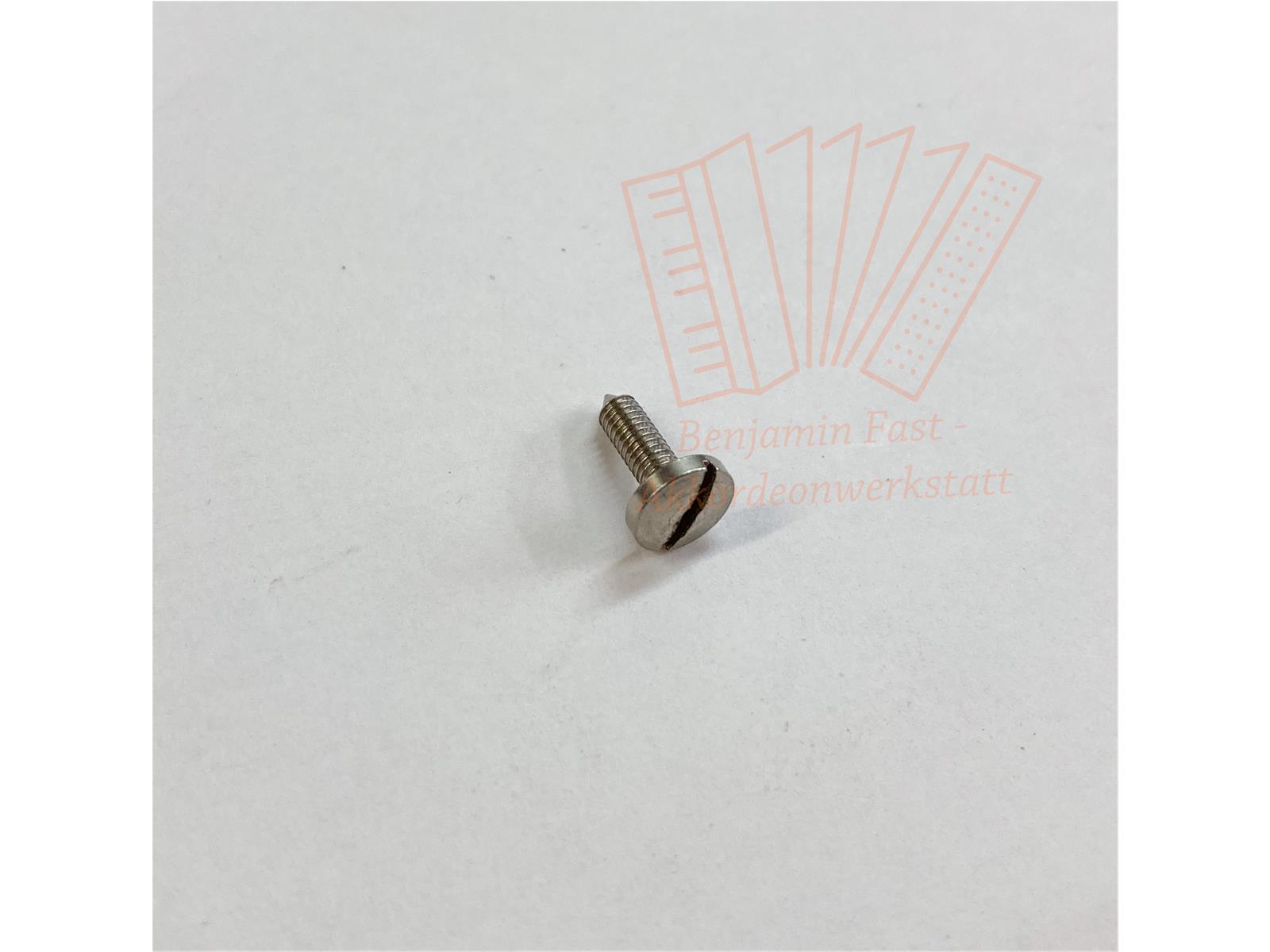 Schraube M2,5 Zylinder Schlitz, gebraucht Schraube M2,5 Zylinder Schlitz, gebraucht