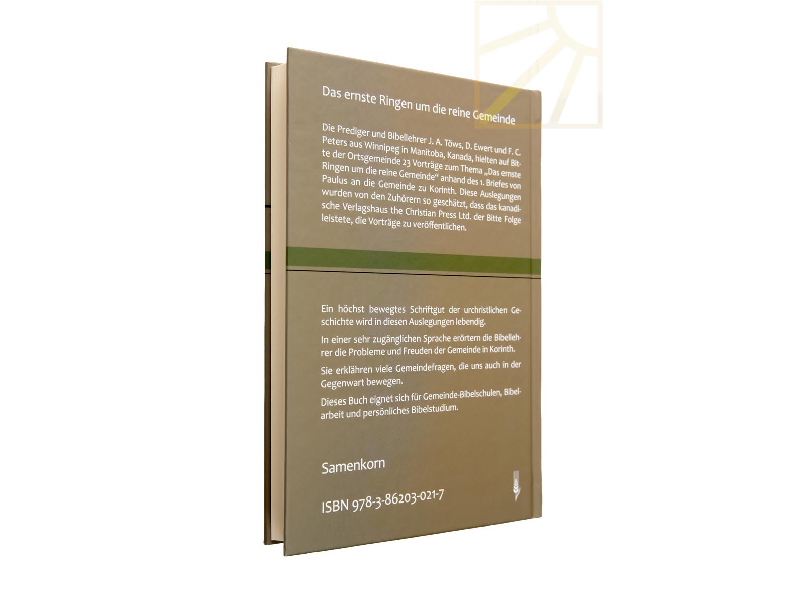 Das ernste Ringen um die reine Gemeinde - Buch Das ernste Ringen um die reine Gemeinde - Buch