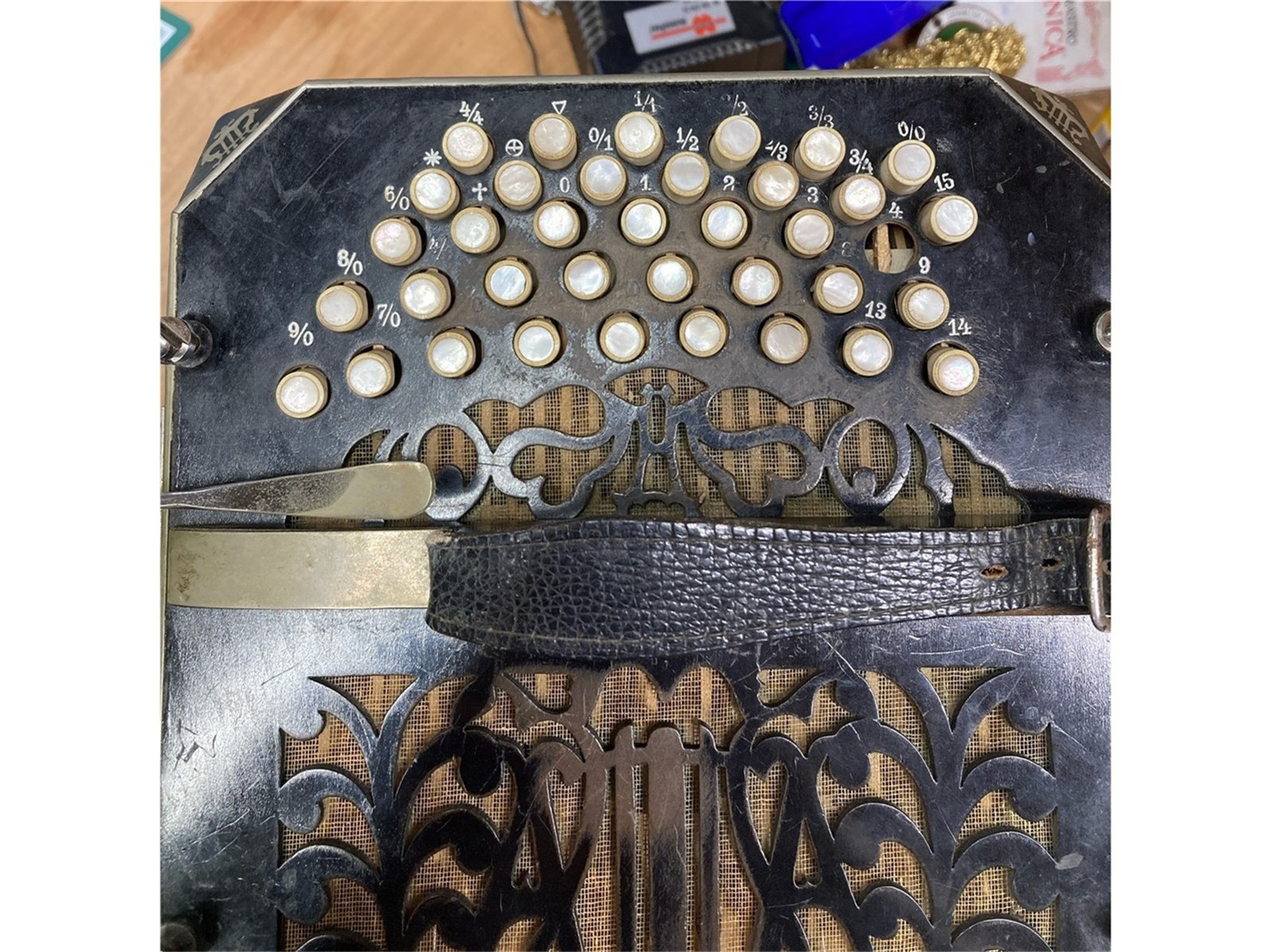 Bandoneon Alfred Arnold 144 Töne schwarz gebraucht