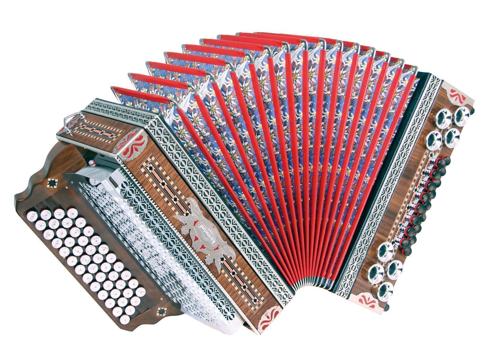 Steirische Harmonika Kärntnerland (Silber) Meister-Klassik 4 C/F/Bb/Eb