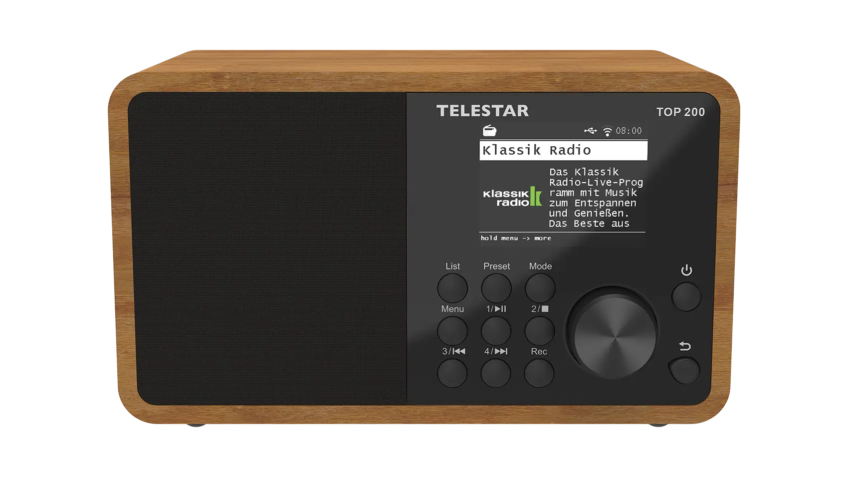 Digitalradio TOP 200 holzoptik