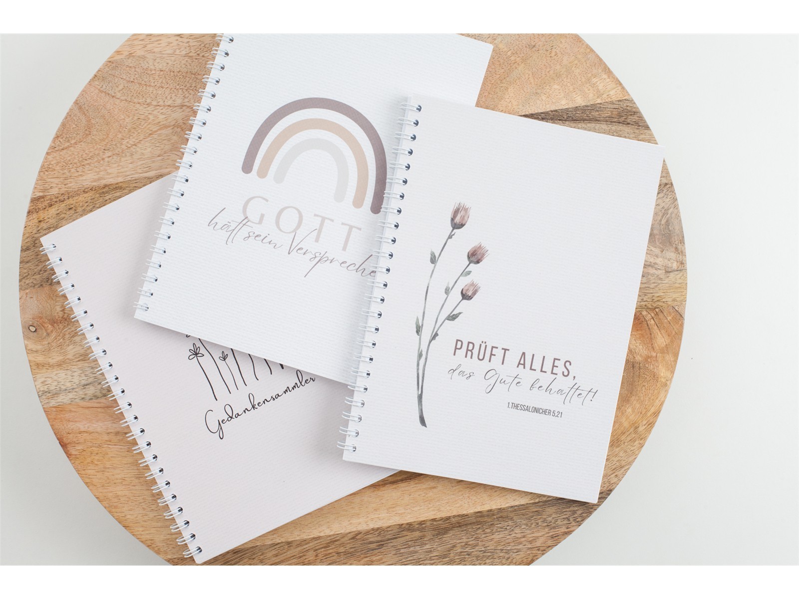 Gott hält sein Versprechen - DIN A5 Ringbuch für Notizen