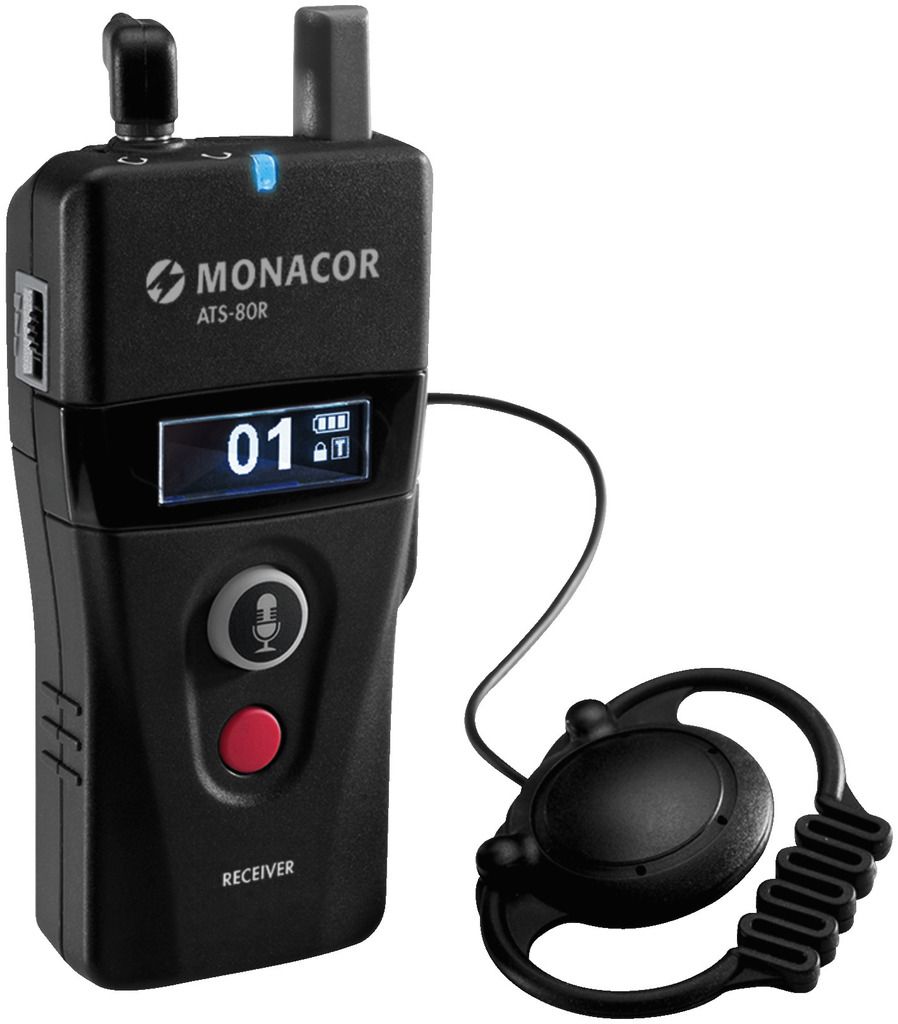 Empfänger ATS-80R mobil digital 42-Kanal-PLL-Sprachübertragungssystem Empfänger ATS-80R mobil digital 42-Kanal-PLL-Sprachübertragungssystem