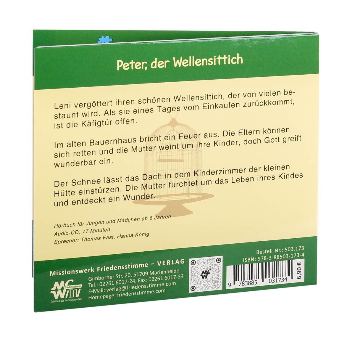 Hörbuch CD - Peter, der Wellensittich Hörbuch CD - Peter, der Wellensittich