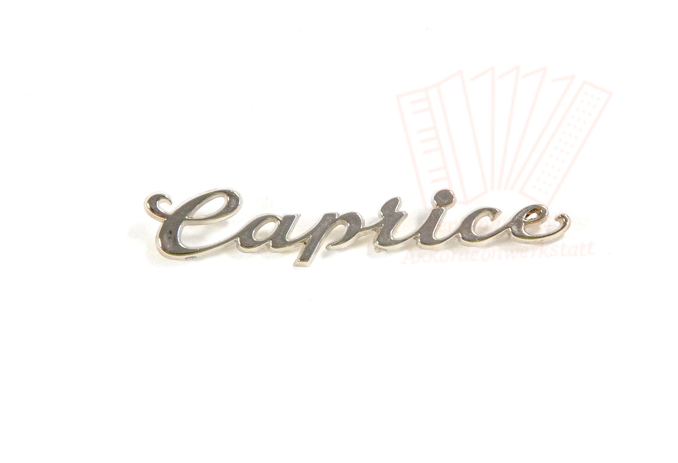 Schriftzug "Caprice" gebraucht Schriftzug "Caprice" gebraucht