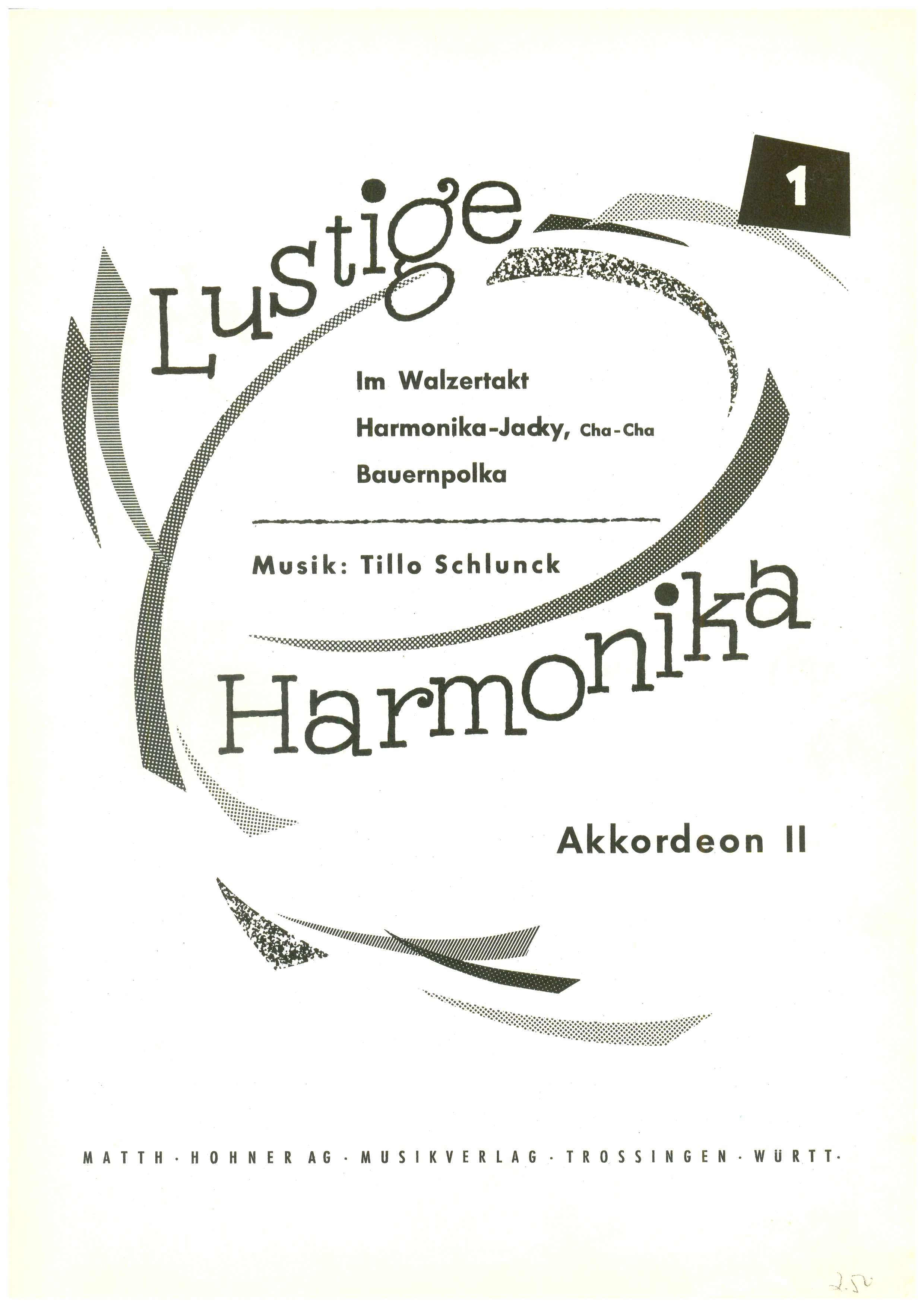 Lustige Harmonika 1, Schlunck (2. Stimme) - Antiquariat Lustige Harmonika 1, Schlunck (2. Stimme) - Antiquariat