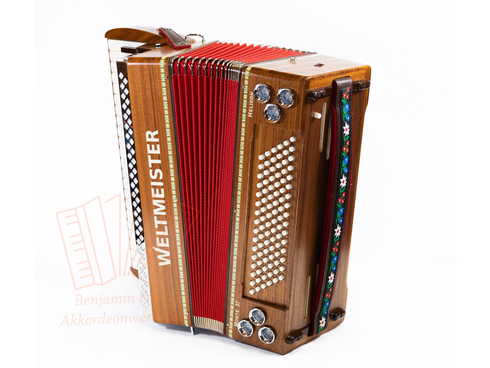 Akkordeon Weltmeister Monte 37 Helikon gebraucht Akkordeon Weltmeister Monte 37 Helikon gebraucht