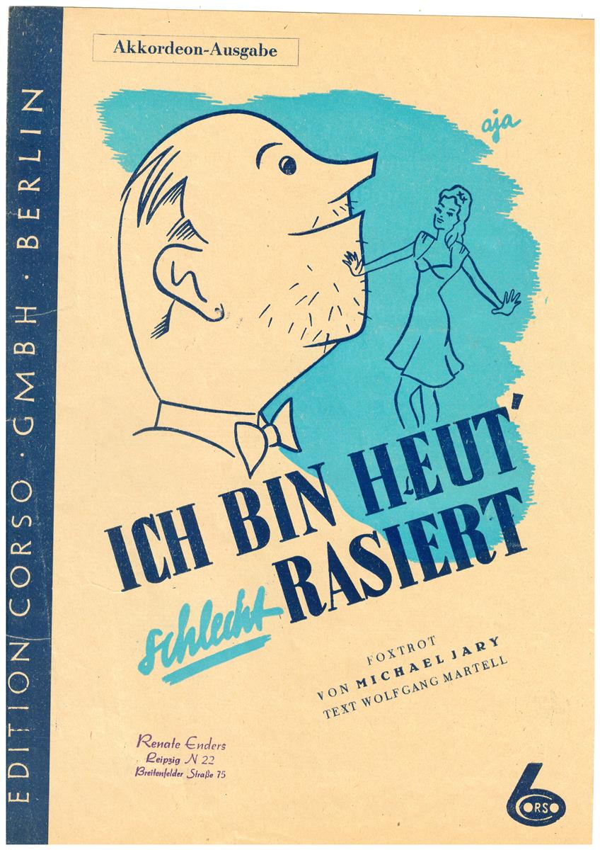 Ich bin heut' schlecht rasiert, Jary - Antiquariat Ich bin heut' schlecht rasiert, Jary - Antiquariat