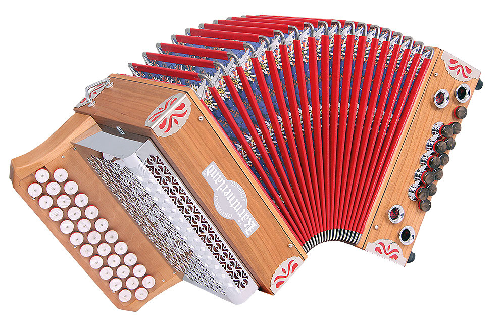 Steirische Harmonika Kärntnerland Edelweiß Mini Bb/Eb/Ab