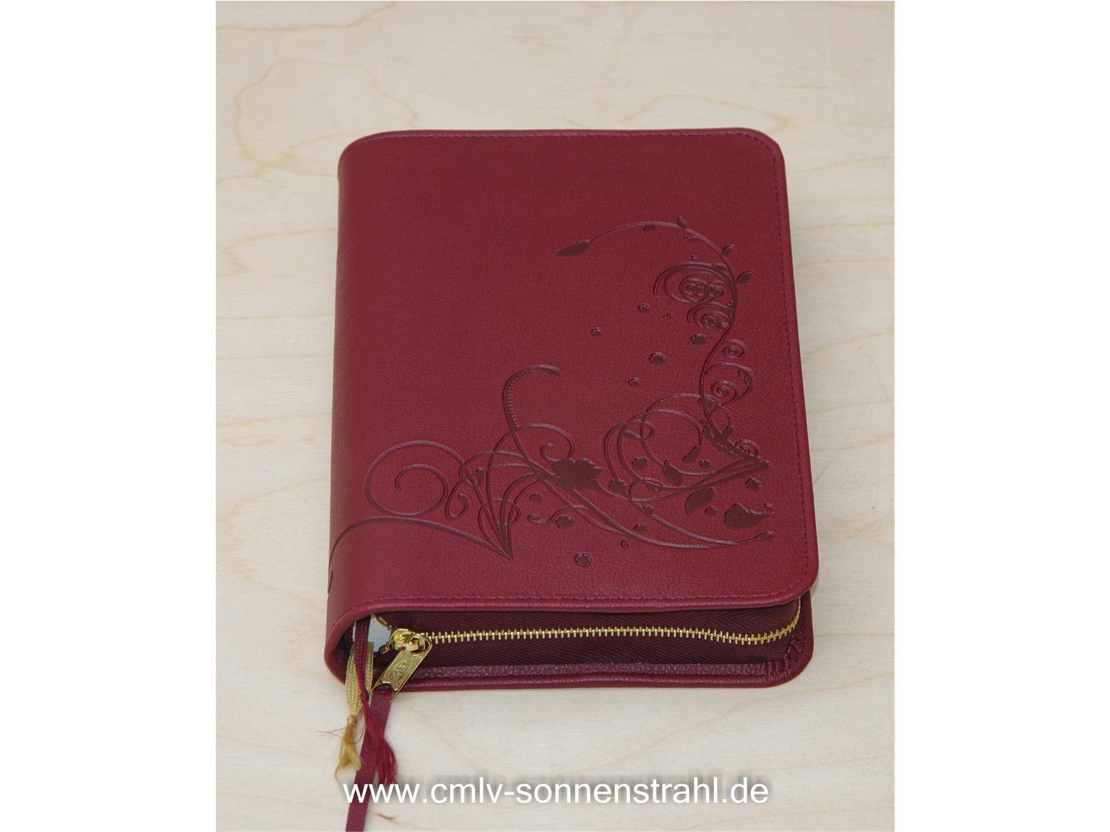 Bibelhülle Schlachter TA AppleSkin - granatrot Bibelhülle Schlachter TA AppleSkin - granatrot