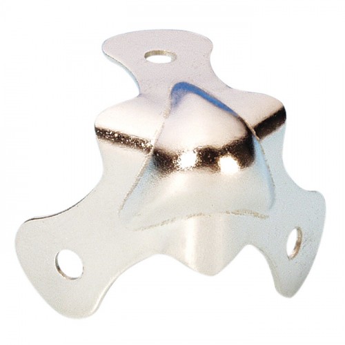 Kugelecke dreischenklig vernickelt