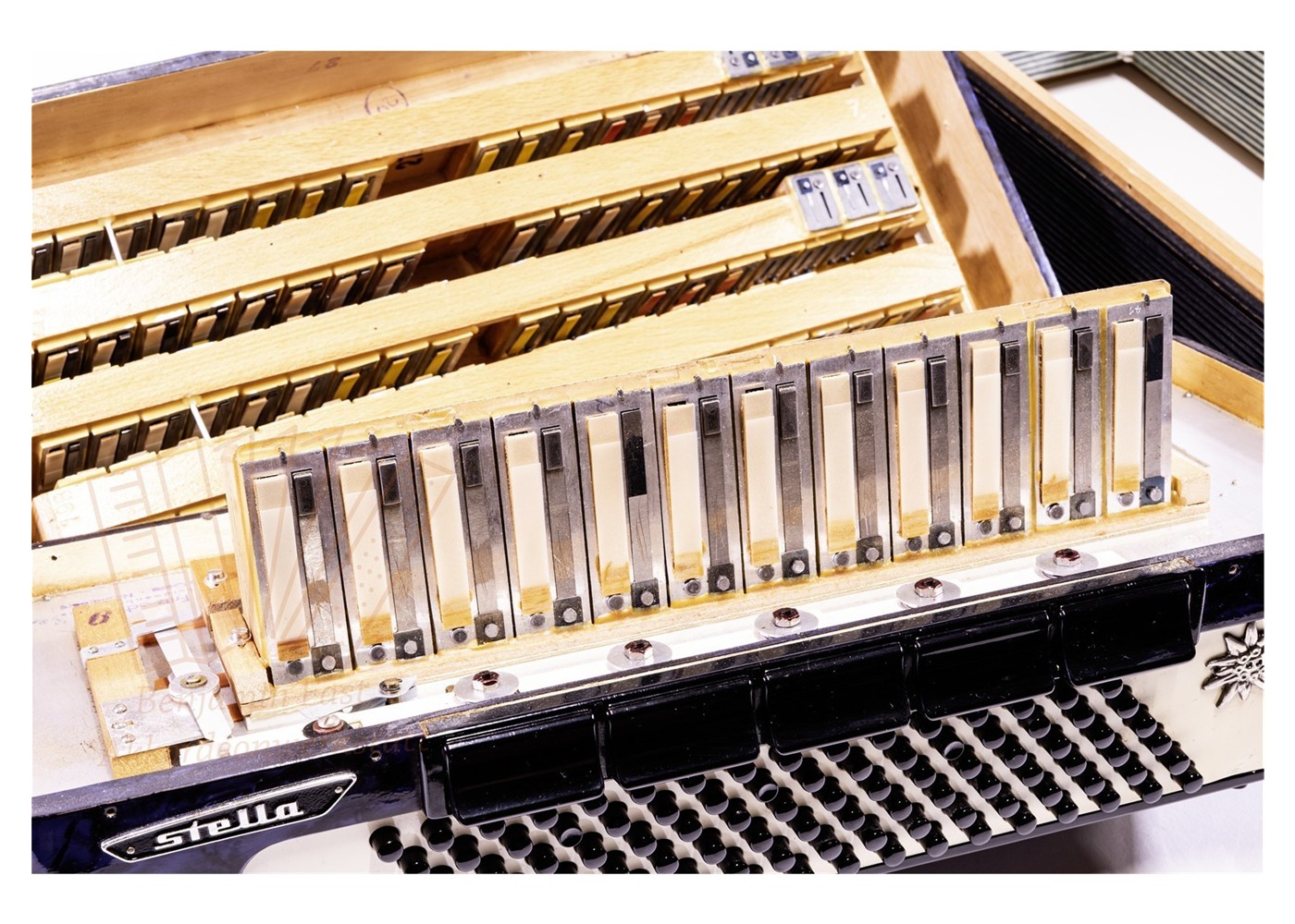 Akkordeon Weltmeister Stella 96 37/96/IV/11/5 blau - gebraucht