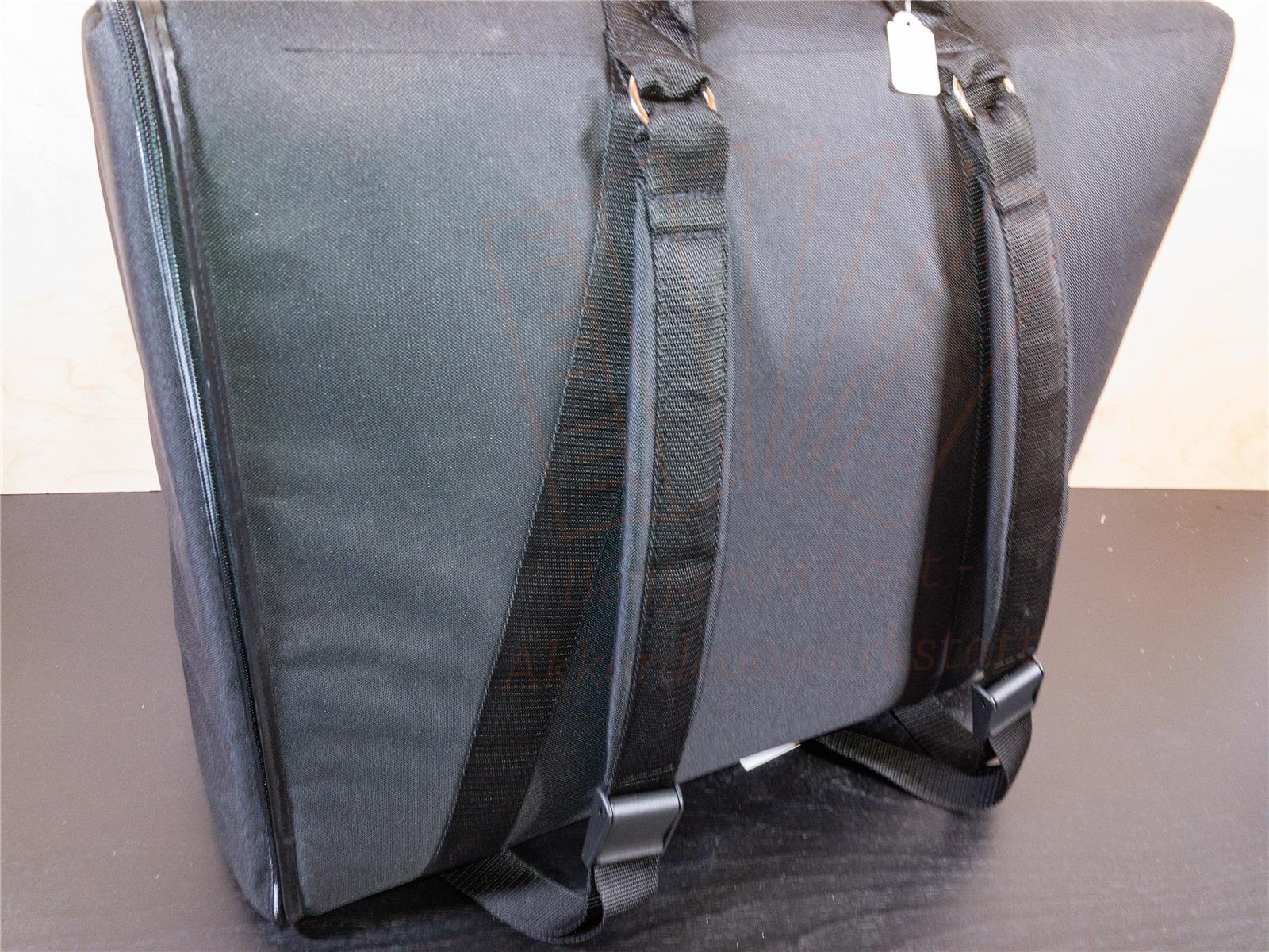 Akkordeontasche für 72 Bass schwarz Gigbag