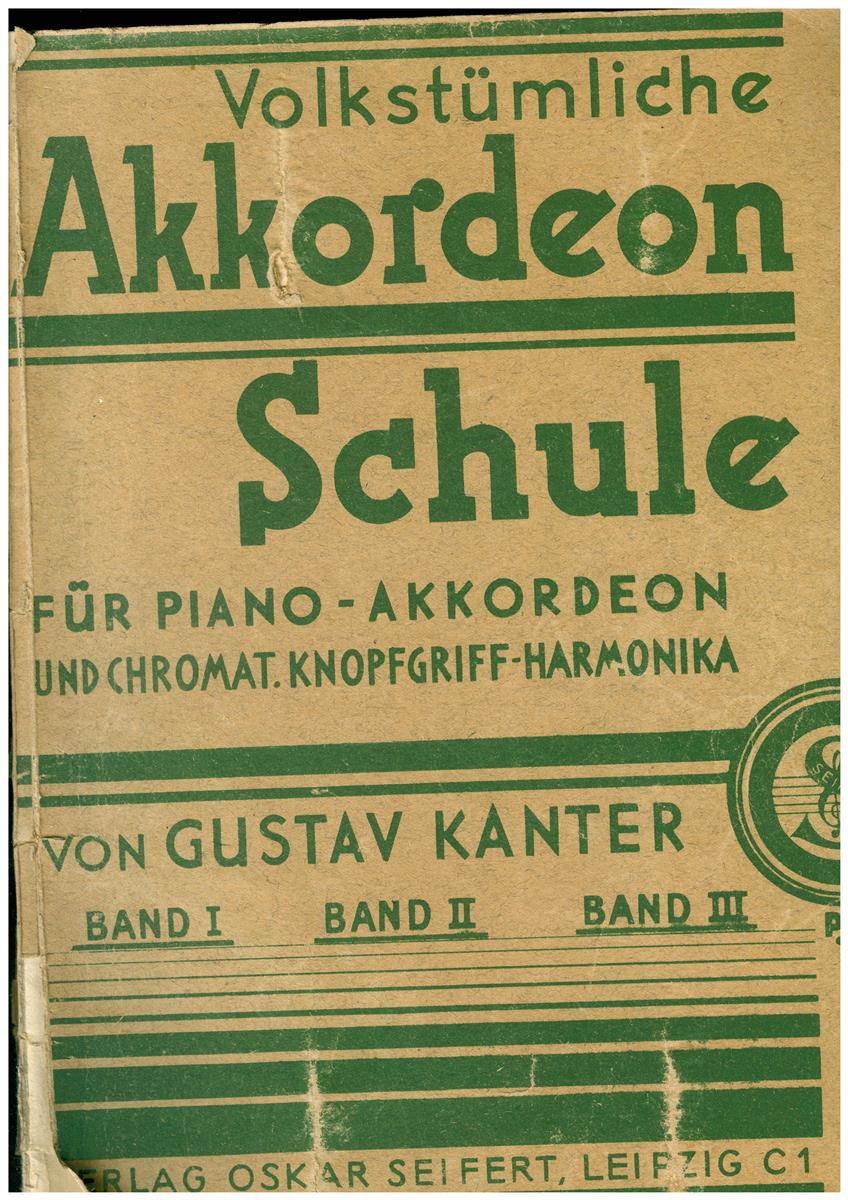 Volkstümliche Akkordeon Schule 1-3, Kanter - Antiquariat Volkstümliche Akkordeon Schule 1-3, Kanter - Antiquariat