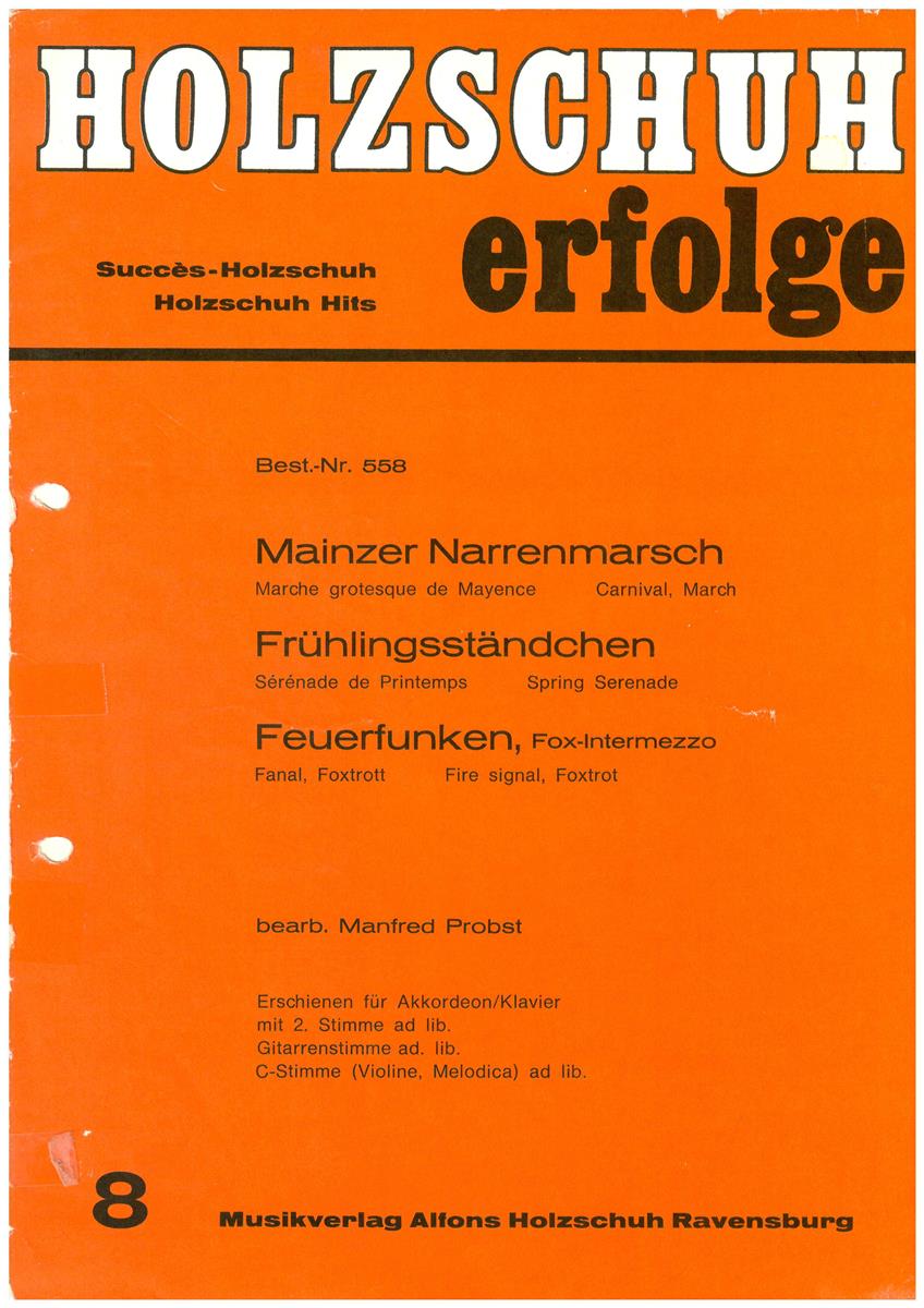 Holzschuh Erfolge 8 - Antiquariat Holzschuh Erfolge 8 - Antiquariat