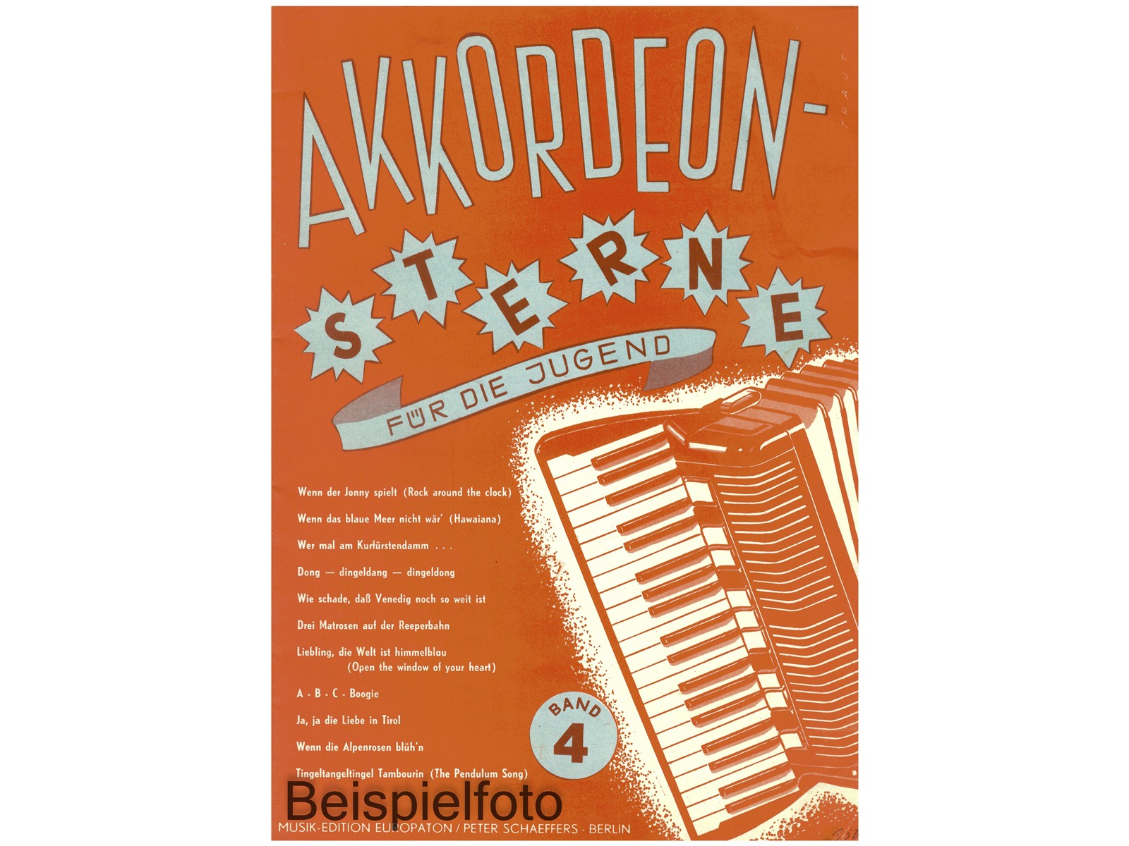 Akkordeon-Sterne für die Jugend 4 - Antiquariat Akkordeon-Sterne für die Jugend 4 - Antiquariat
