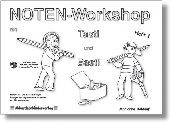 NOTEN-Workshop 1 Akkordeon Piano und Knopf C-Griff