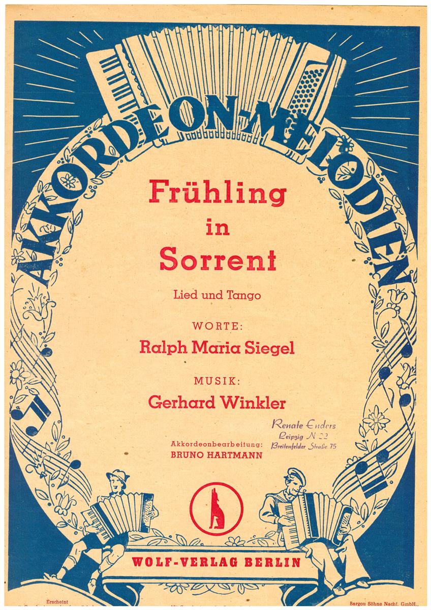 Frühling in Sorrent, Winkler - Antiquariat Frühling in Sorrent, Winkler - Antiquariat