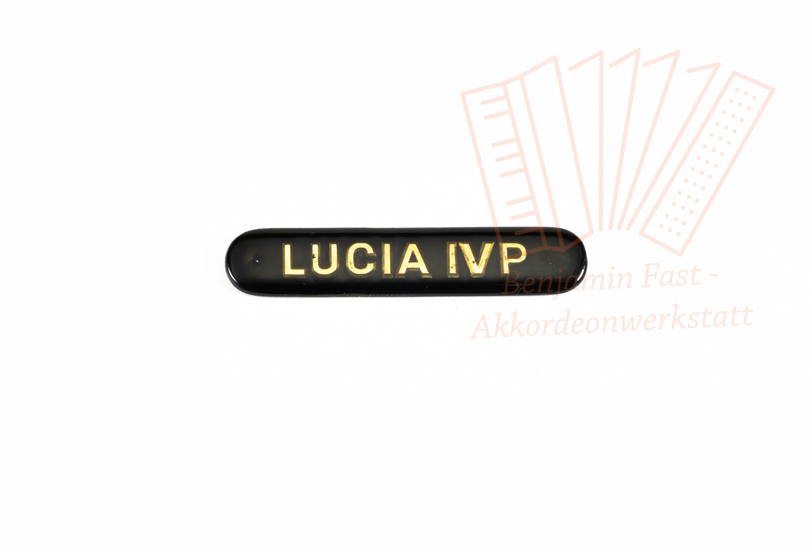 Schriftzug "LUCIA IV P" gebraucht Schriftzug "LUCIA IV P" gebraucht