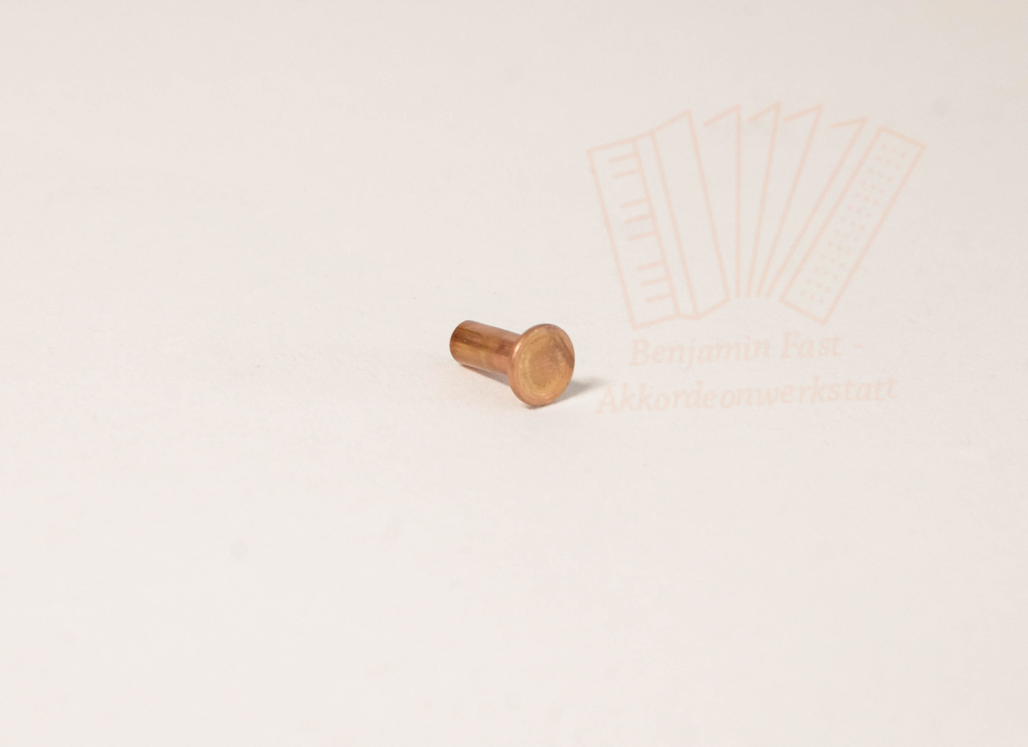 Vollhohlniete 4x10mm Kupfer DIN 7338 Vollhohlniete 4x10mm Kupfer DIN 7338