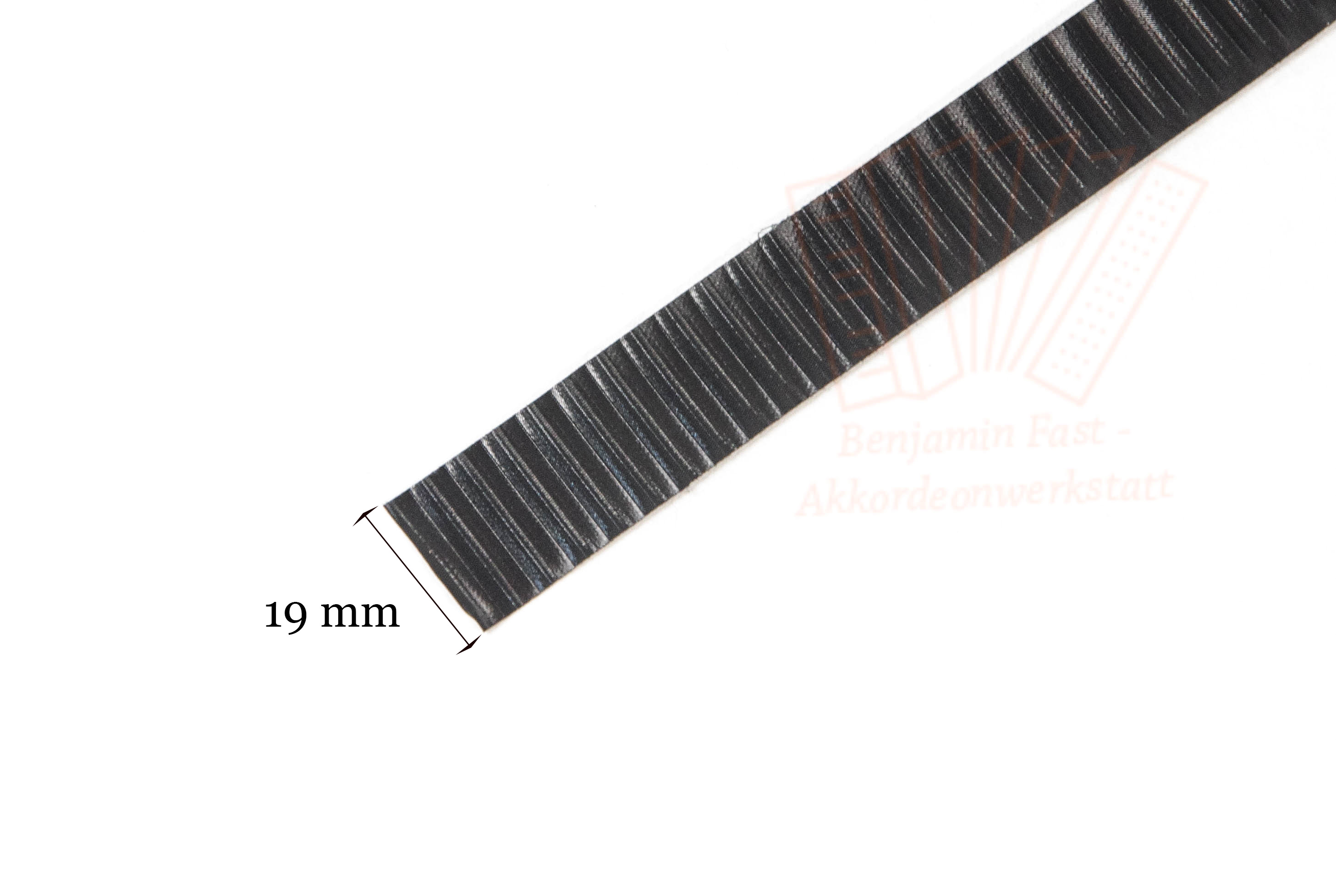 Kalikostreifen schwarz schraffiert 19mm Meterware Kalikostreifen schwarz schraffiert 19mm Meterware