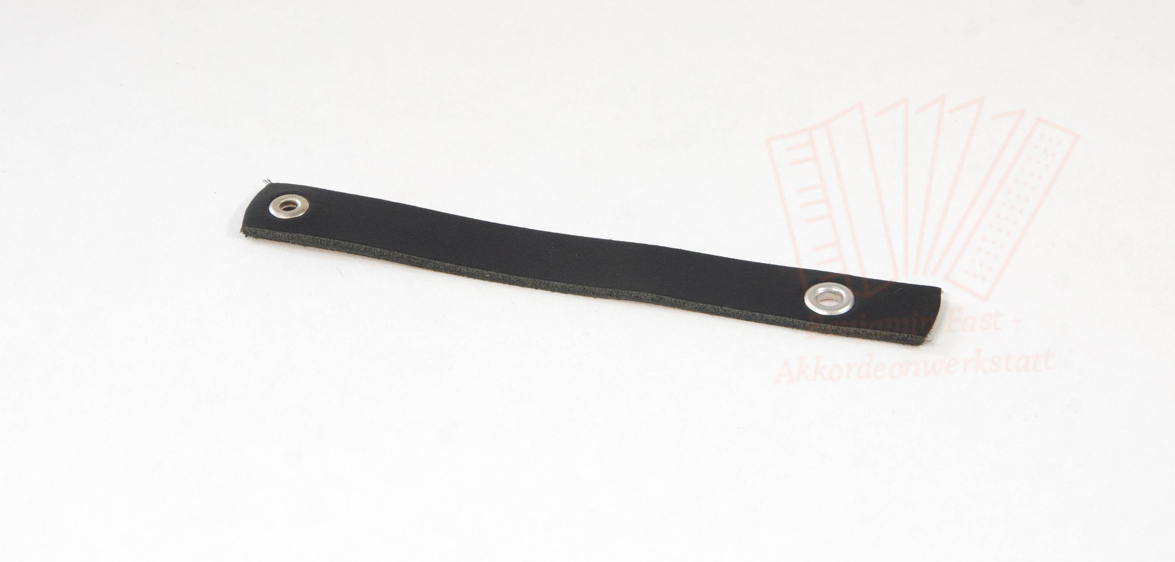 Balgzuhalter Eco Leder schwarz 12,0 cm