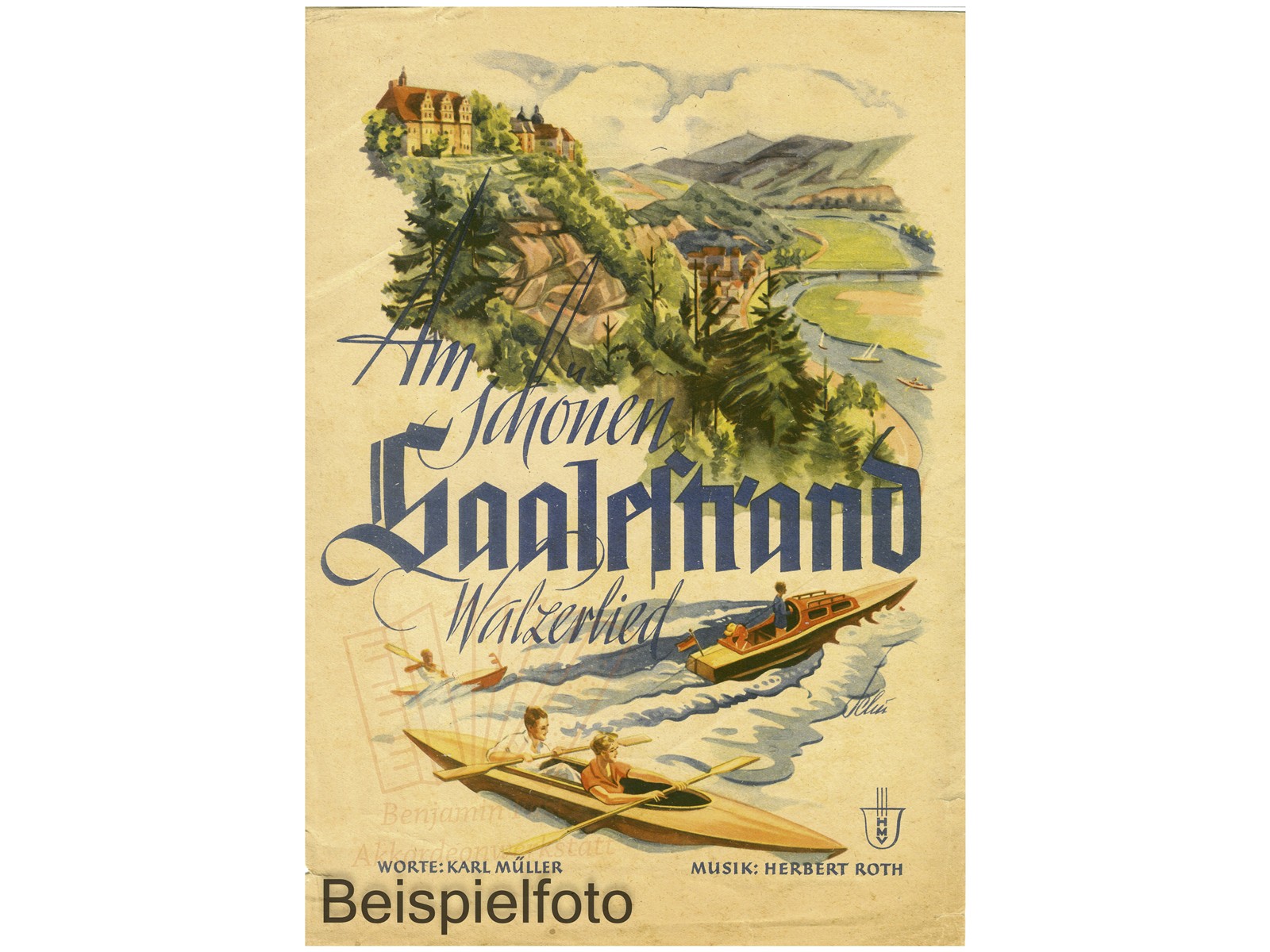 Am schönen Saalestrand, Einzelausgabe - Antiquariat