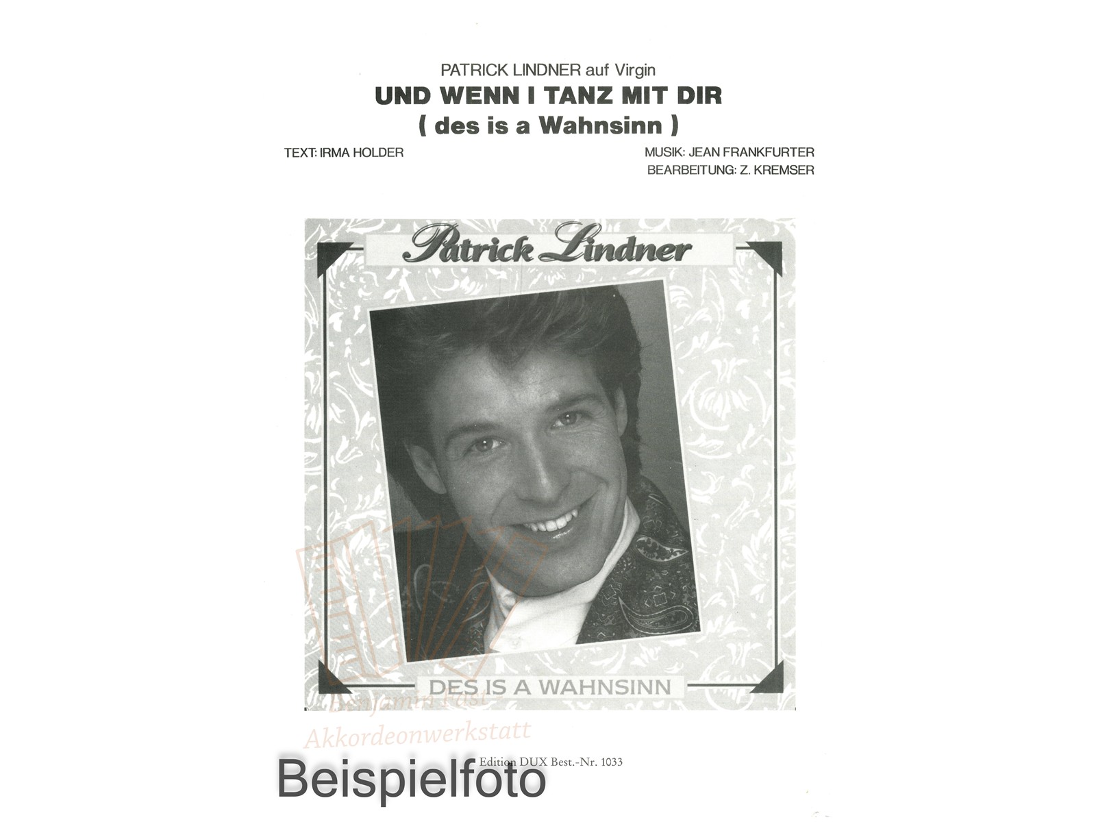 und wenn i tanz mit dir, Einzelausgabe - Antiquariat