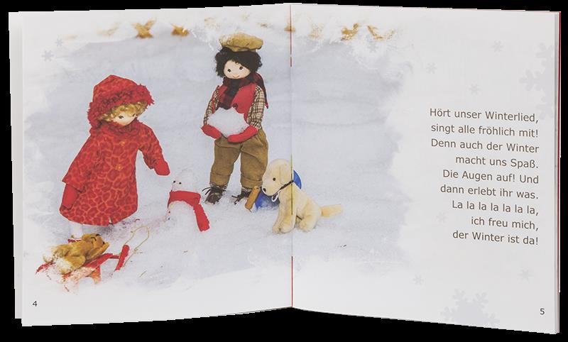 Hört unser Winterlied, singt alle fröhlich mit! Hört unser Winterlied, singt alle fröhlich mit!